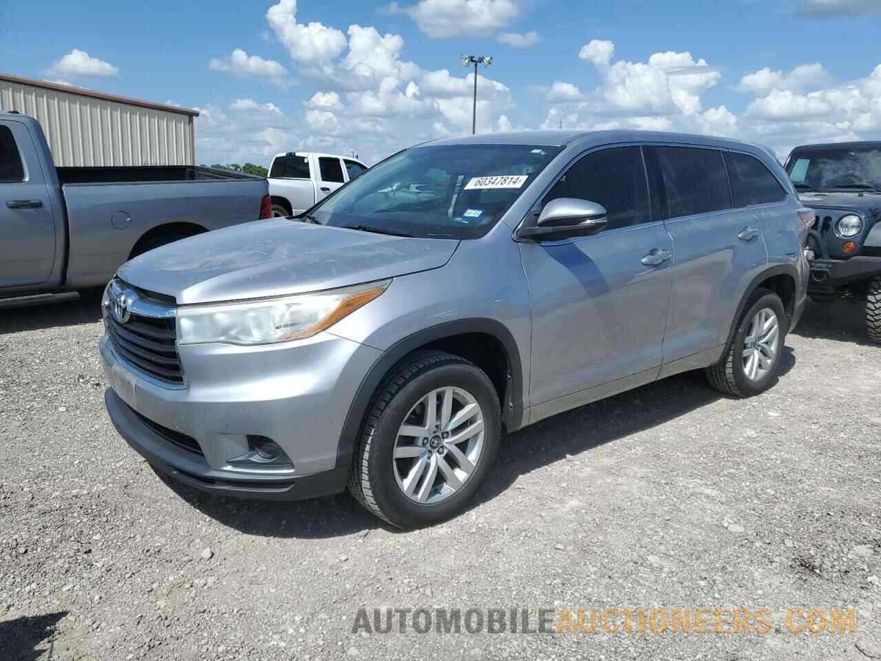 5TDZARFH8GS022969 TOYOTA HIGHLANDER 2016