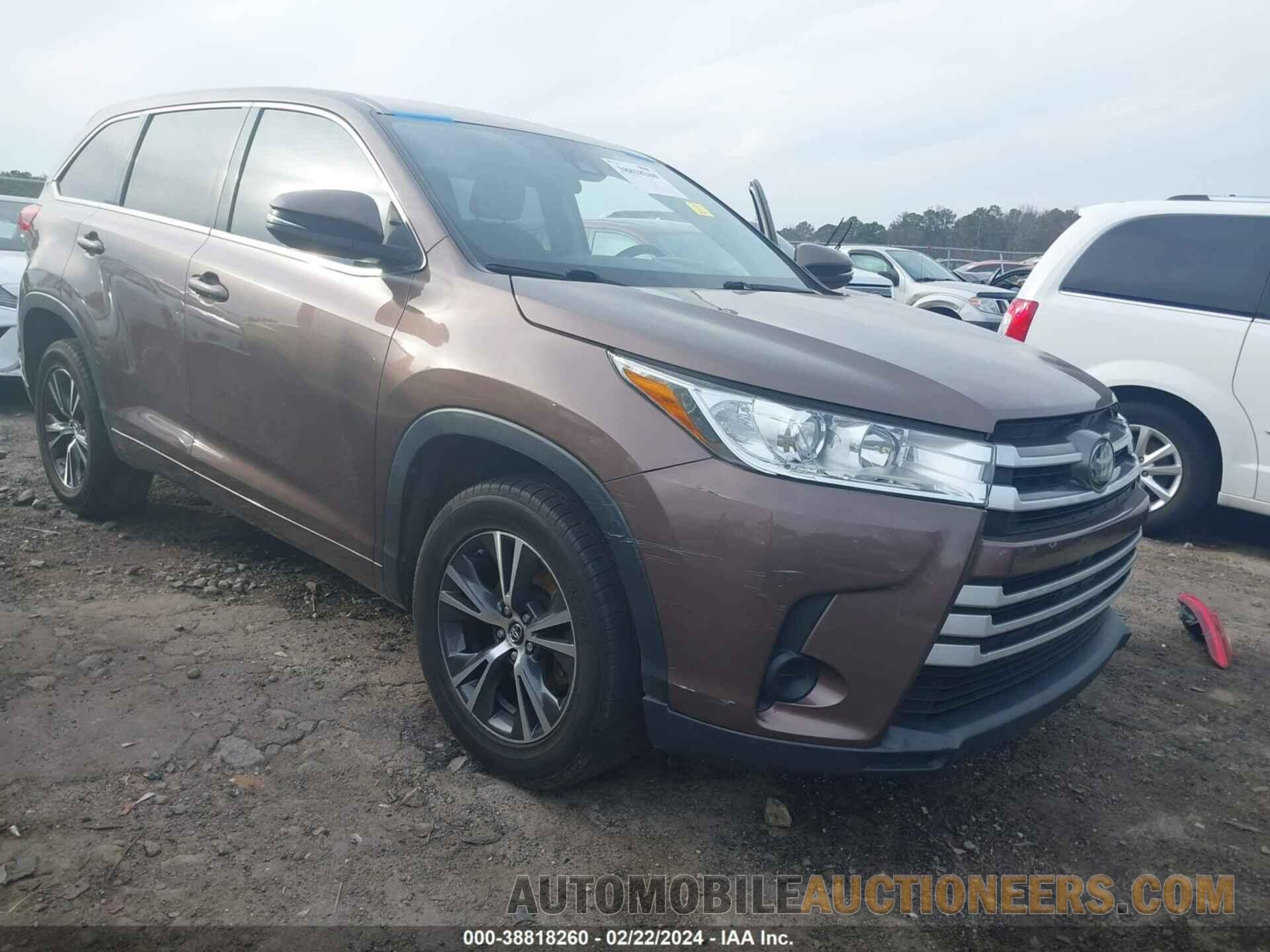 5TDZARFH8HS025064 TOYOTA HIGHLANDER 2017