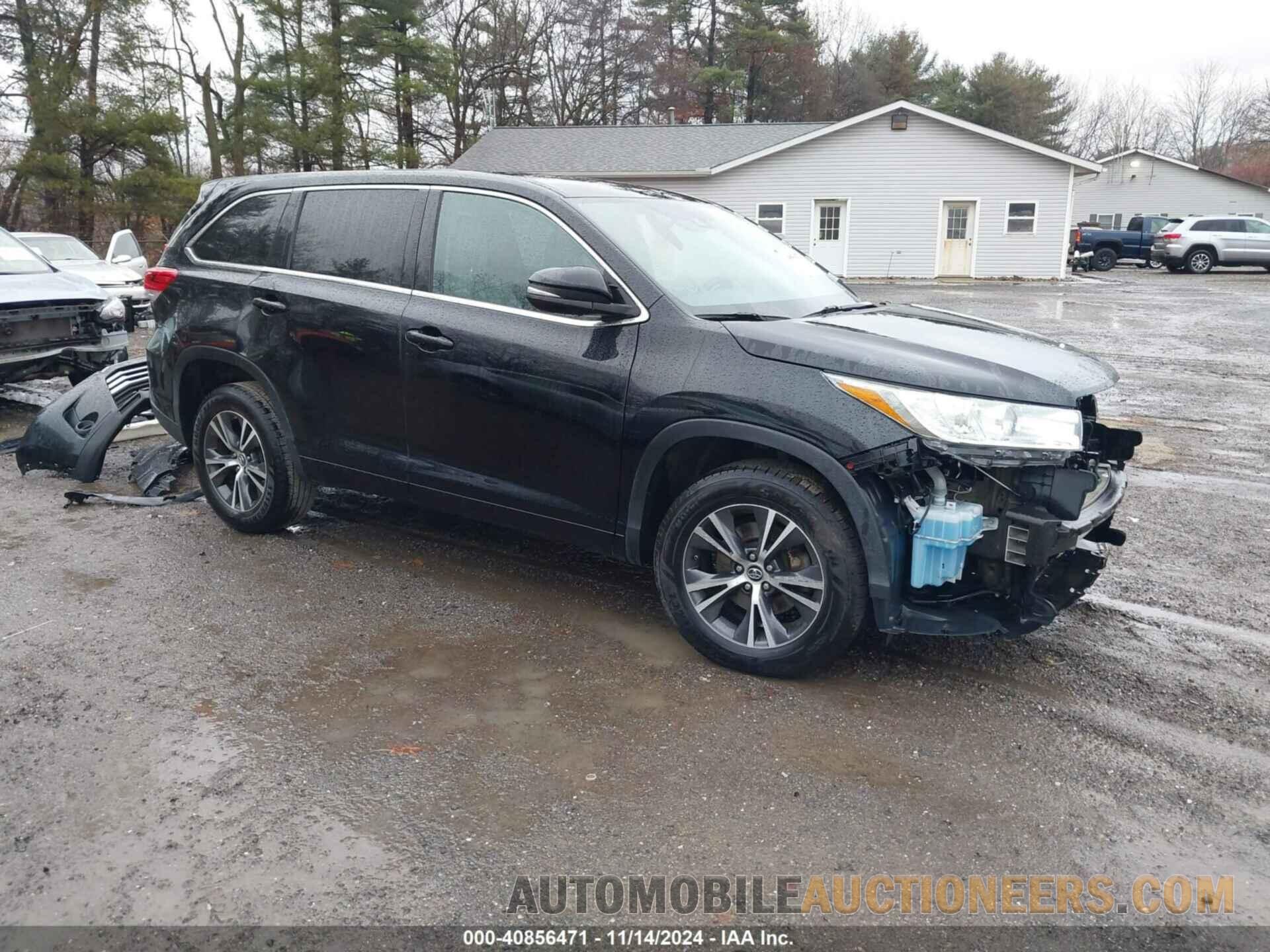 5TDZARFH8HS025159 TOYOTA HIGHLANDER 2017