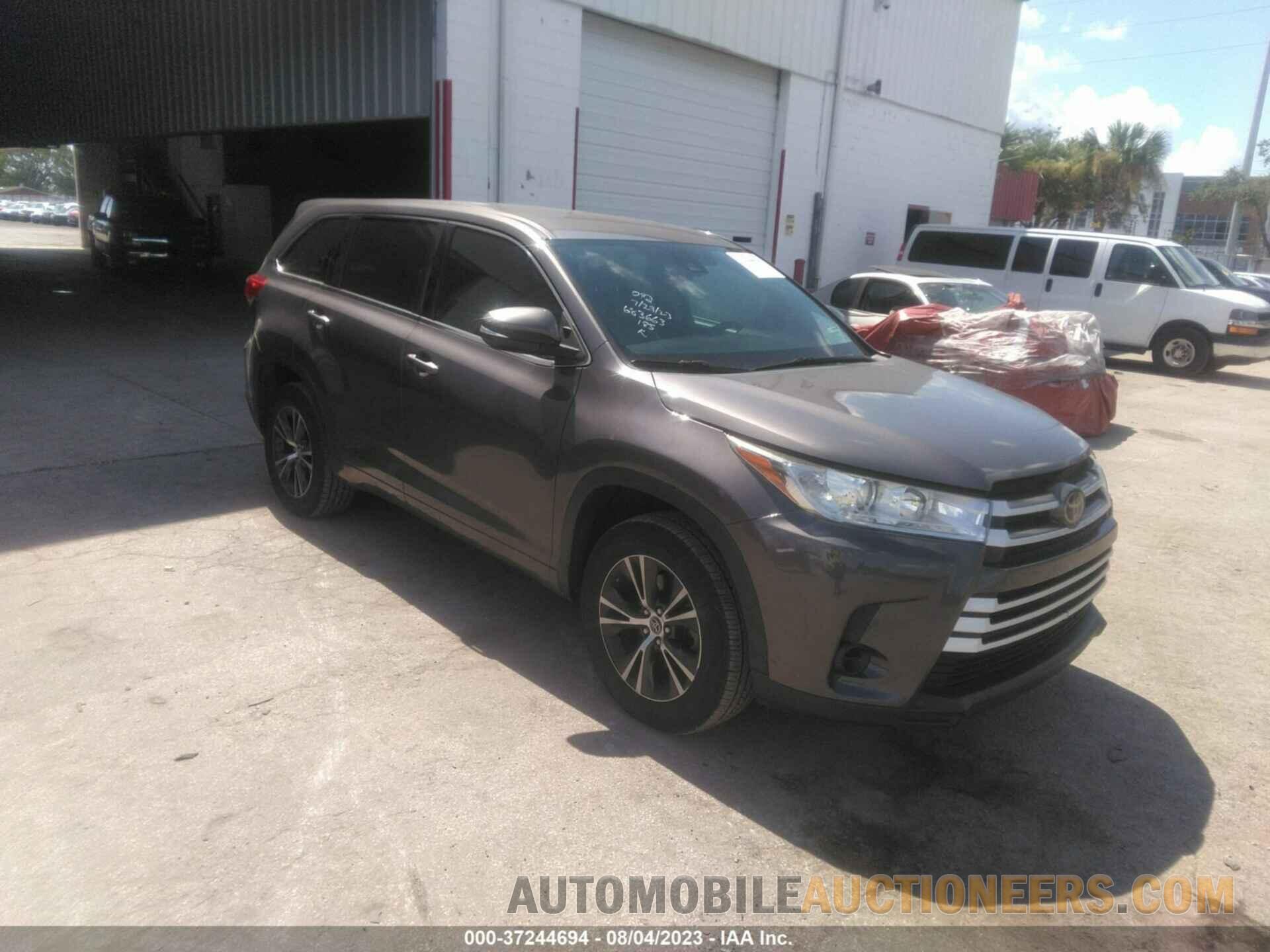 5TDZARFH8HS026800 TOYOTA HIGHLANDER 2017