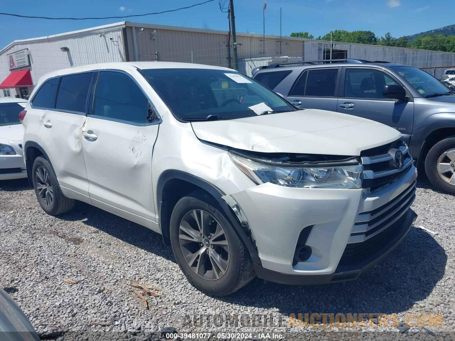 5TDZARFH8JS039732 TOYOTA HIGHLANDER 2018