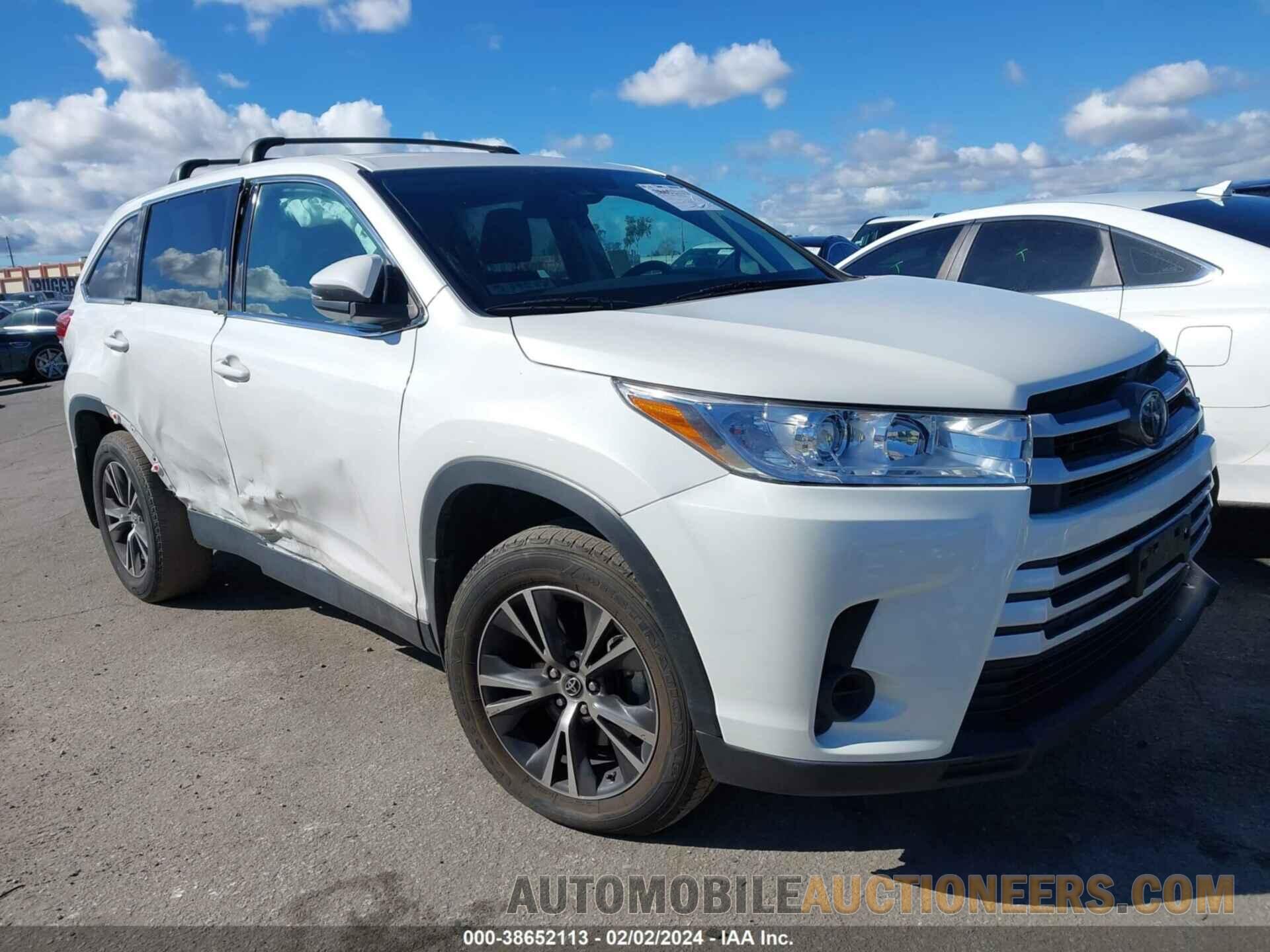 5TDZARFH8KS045628 TOYOTA HIGHLANDER 2019