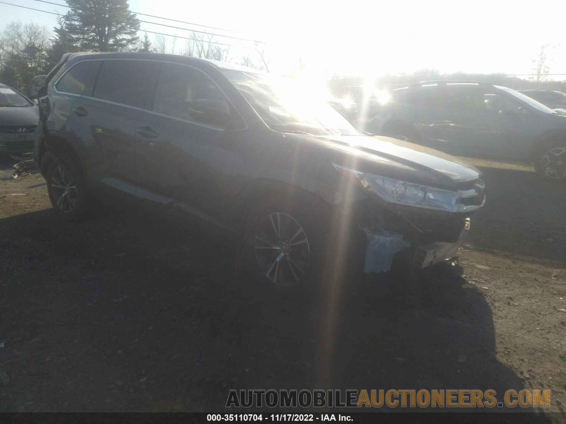 5TDZARFH8KS049582 TOYOTA HIGHLANDER 2019