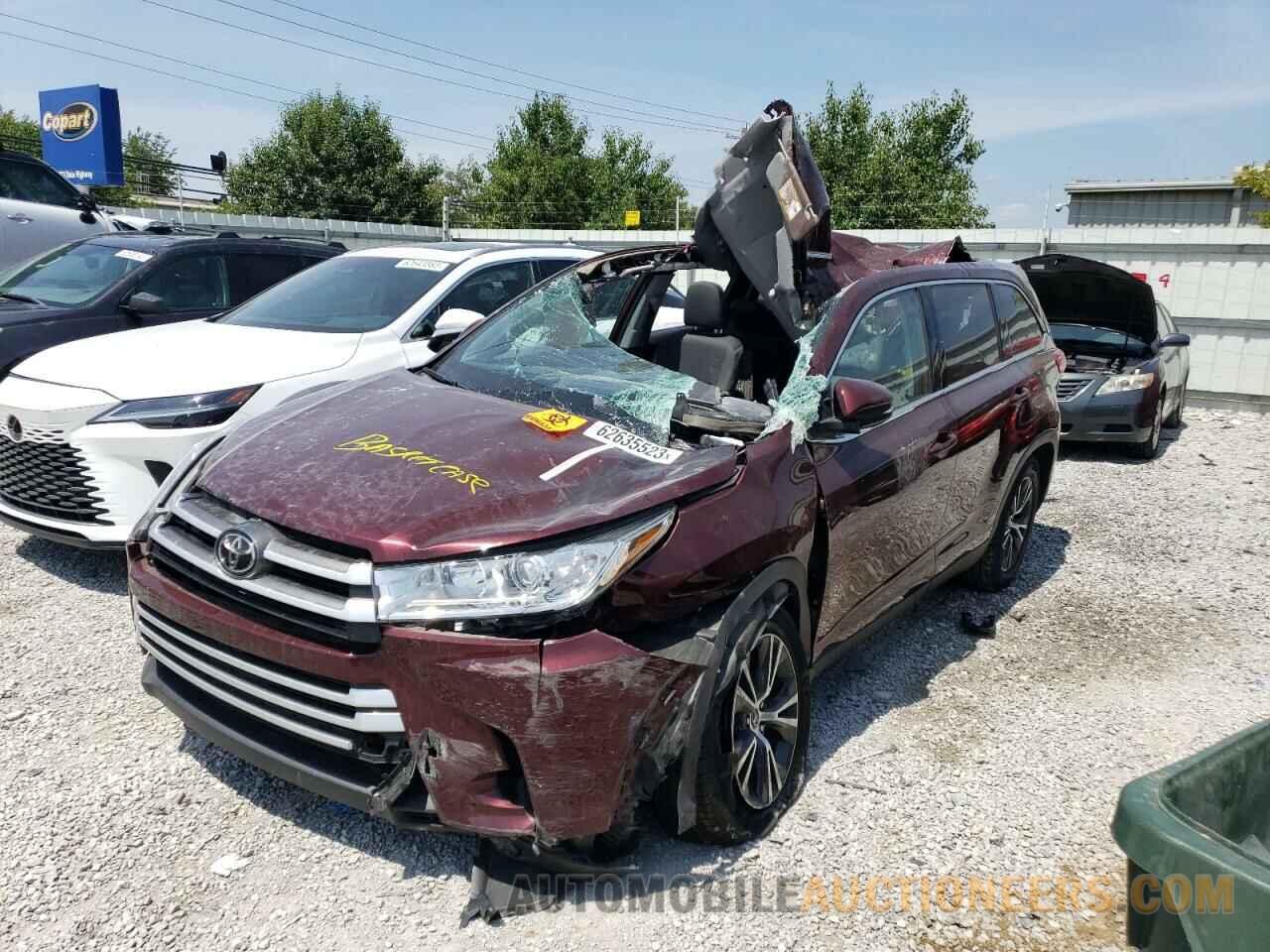 5TDZARFH8KS054779 TOYOTA HIGHLANDER 2019