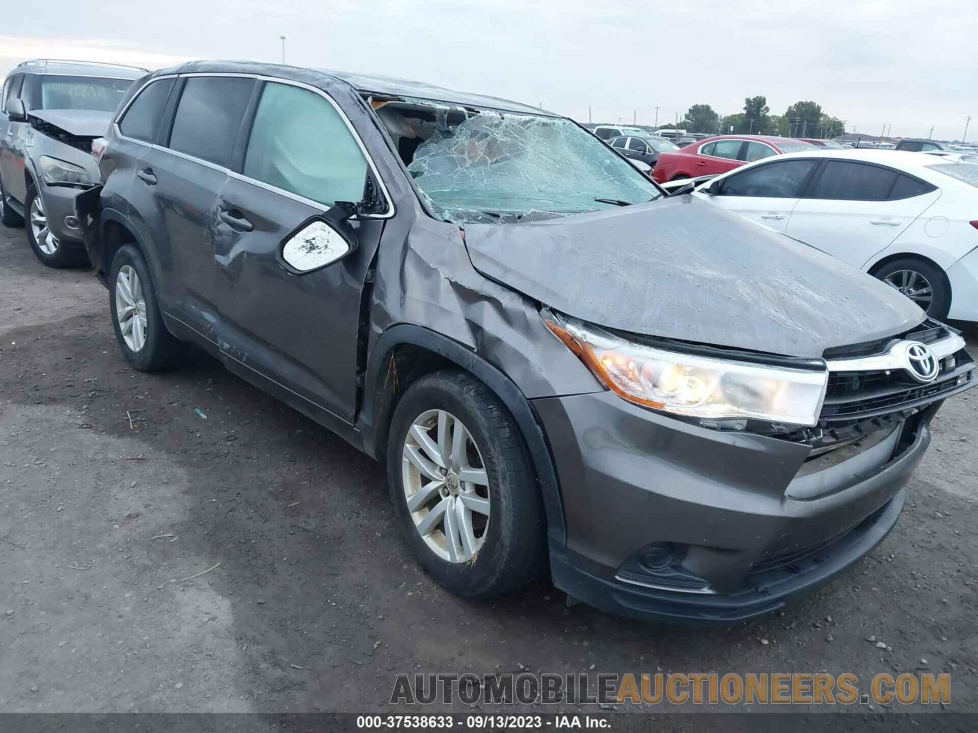 5TDZARFH9FS011218 TOYOTA HIGHLANDER 2015