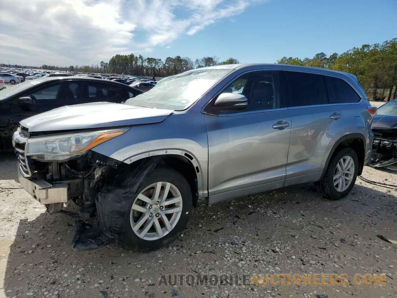 5TDZARFH9FS013390 TOYOTA HIGHLANDER 2015