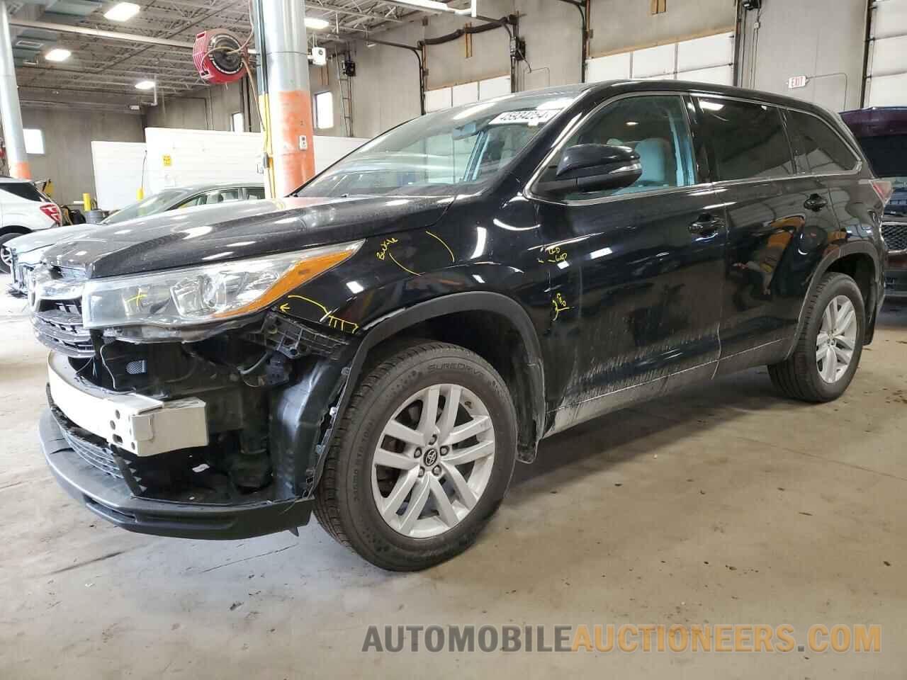 5TDZARFH9GS022172 TOYOTA HIGHLANDER 2016