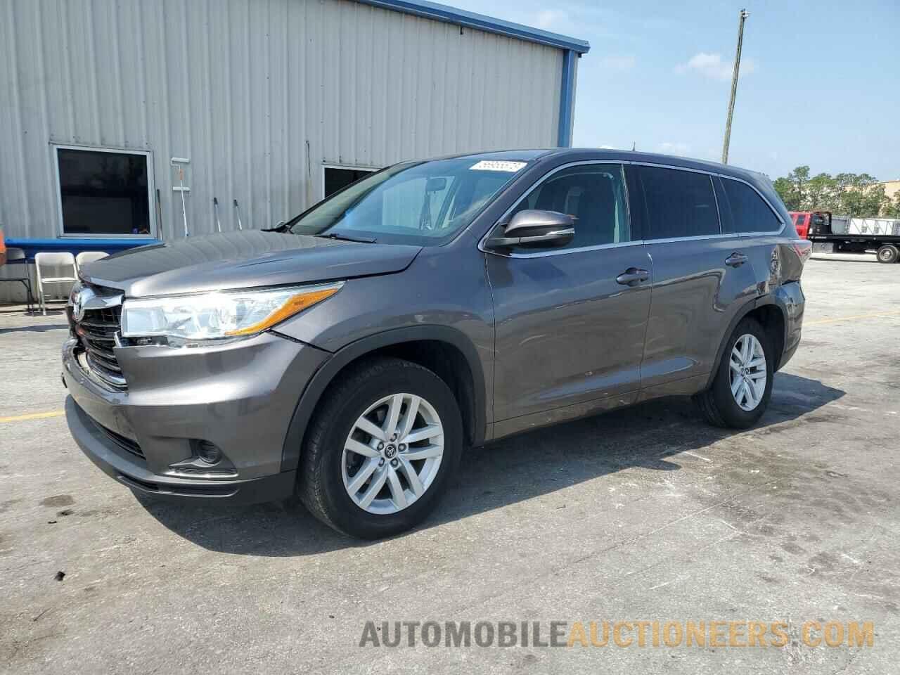 5TDZARFH9GS023189 TOYOTA HIGHLANDER 2016