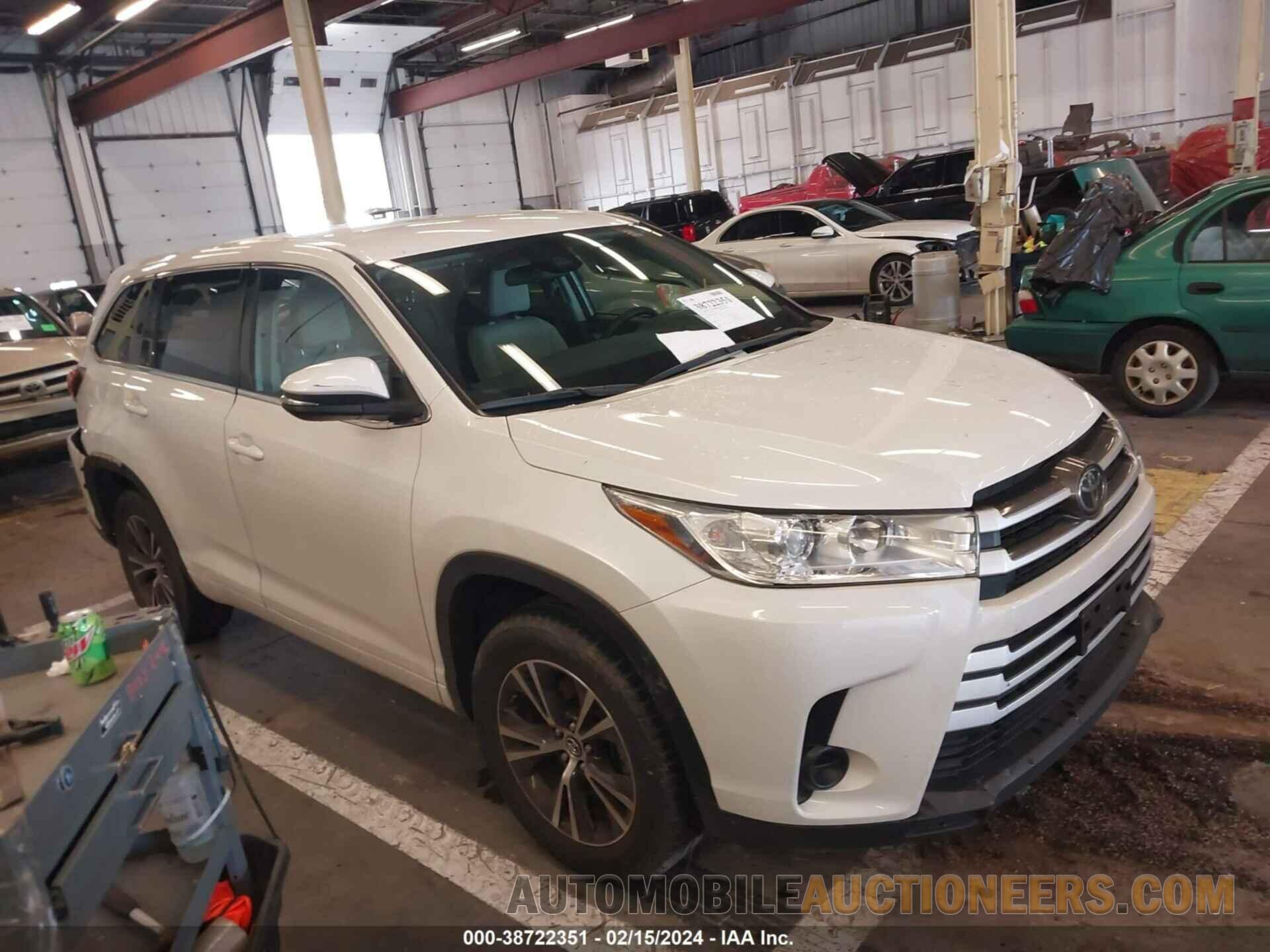 5TDZARFH9HS026093 TOYOTA HIGHLANDER 2017