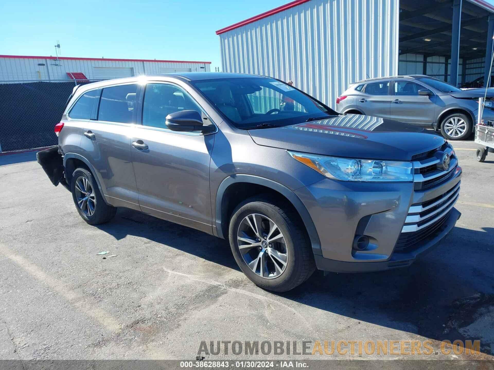 5TDZARFH9JS041845 TOYOTA HIGHLANDER 2018