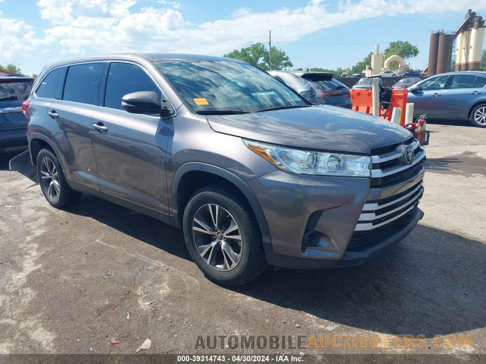 5TDZARFH9KS042382 TOYOTA HIGHLANDER 2019