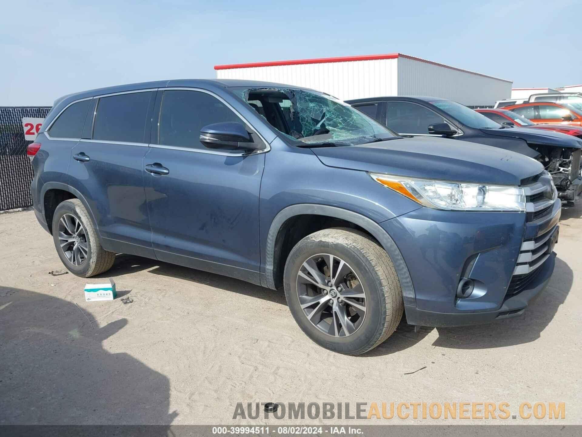 5TDZARFH9KS049980 TOYOTA HIGHLANDER 2019