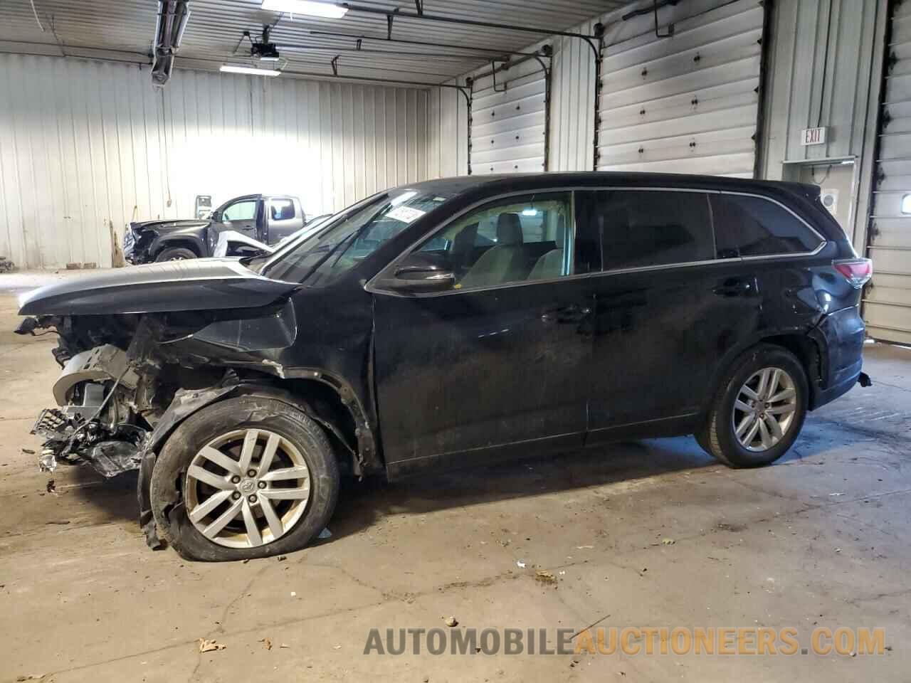 5TDZARFHXFS009834 TOYOTA HIGHLANDER 2015