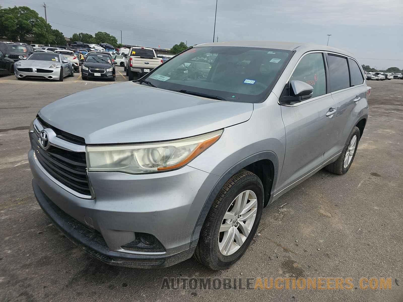 5TDZARFHXFS012376 Toyota Highlander 2015