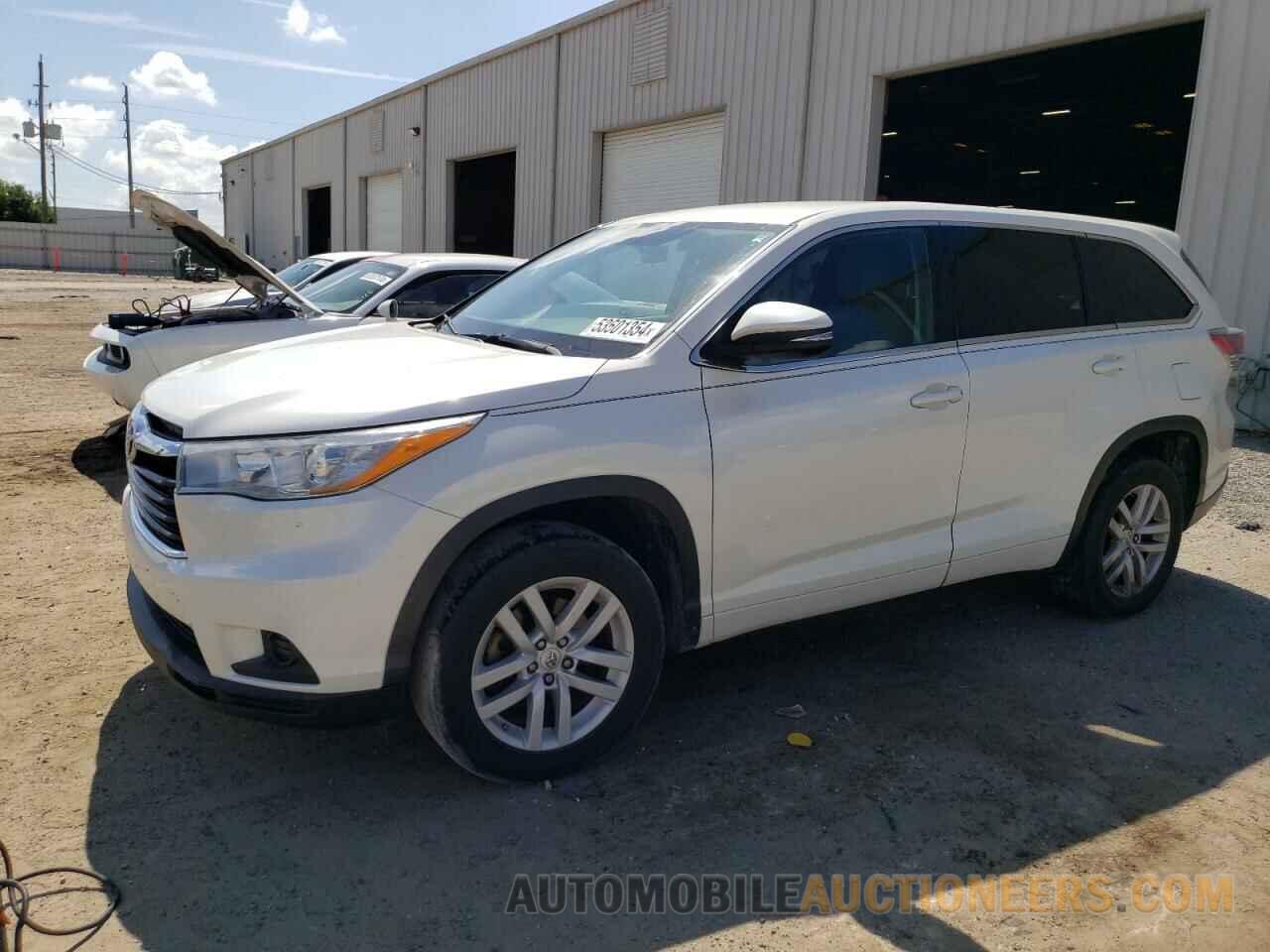 5TDZARFHXFS015827 TOYOTA HIGHLANDER 2015