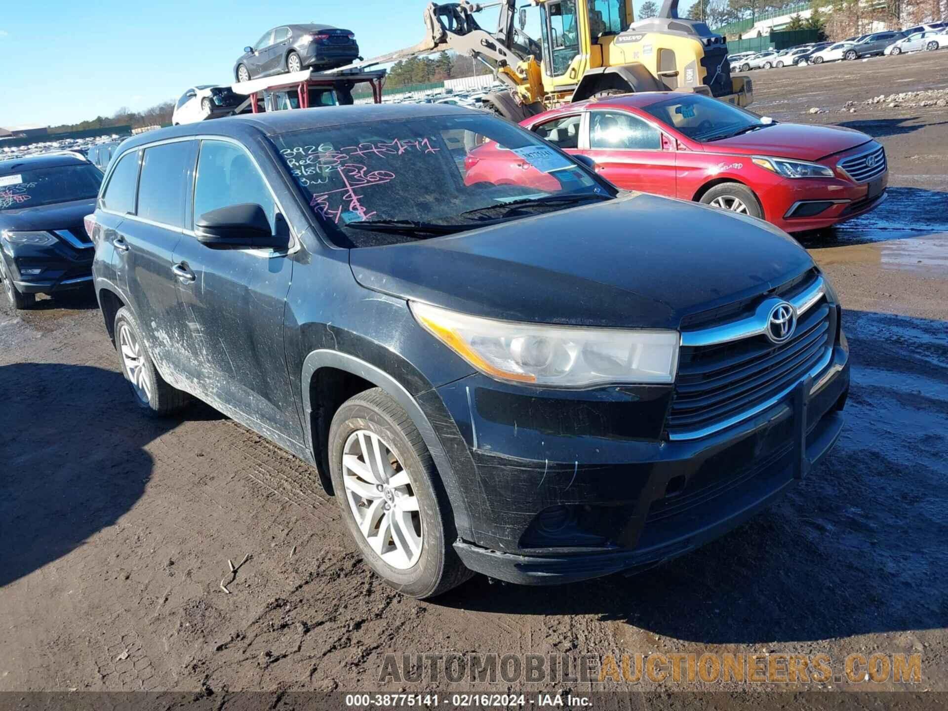 5TDZARFHXGS017238 TOYOTA HIGHLANDER 2016