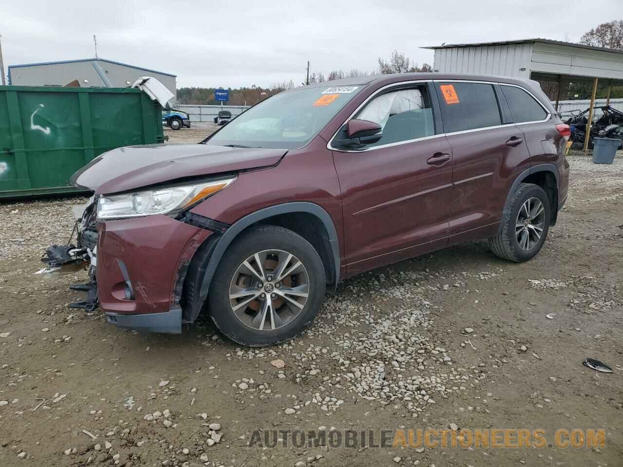 5TDZARFHXHS025566 TOYOTA HIGHLANDER 2017