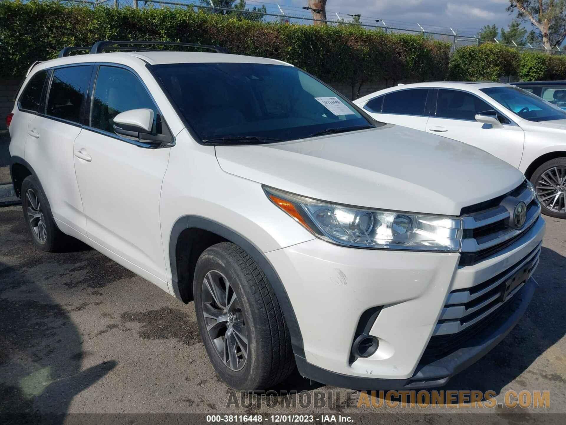 5TDZARFHXJS033253 TOYOTA HIGHLANDER 2018