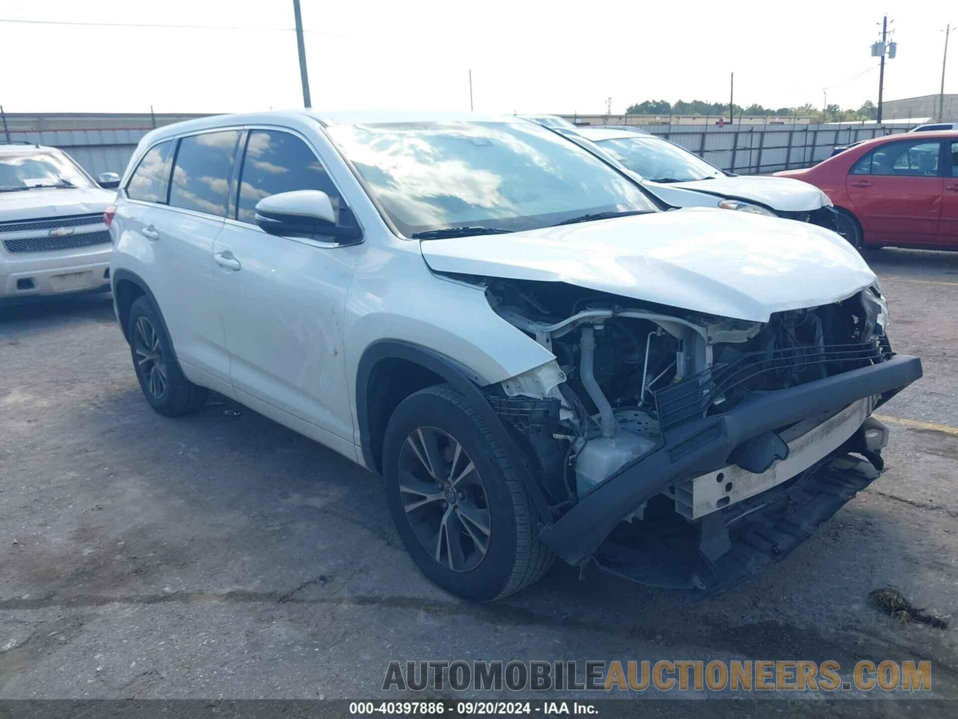 5TDZARFHXJS039764 TOYOTA HIGHLANDER 2018