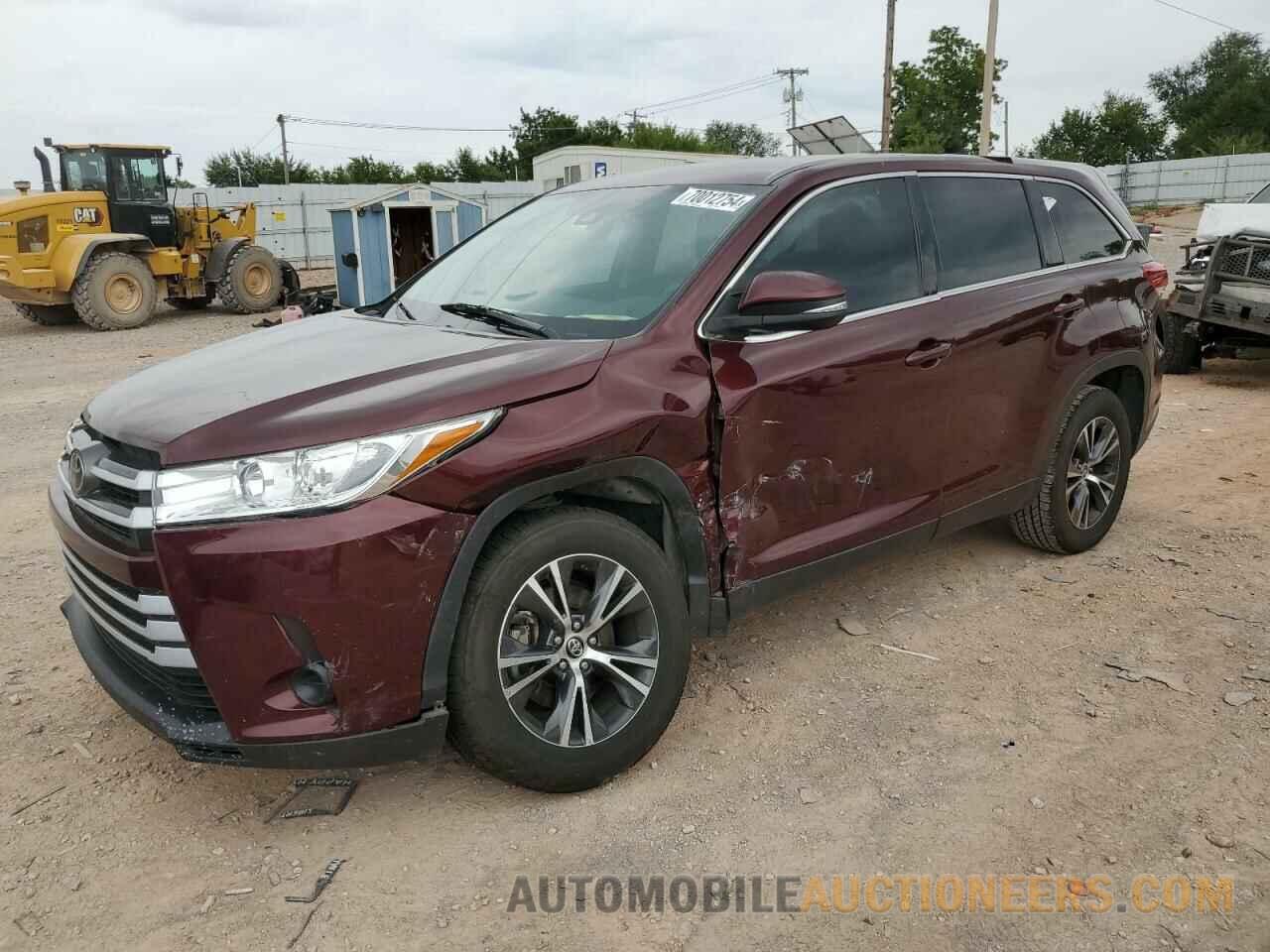 5TDZARFHXKS043721 TOYOTA HIGHLANDER 2019