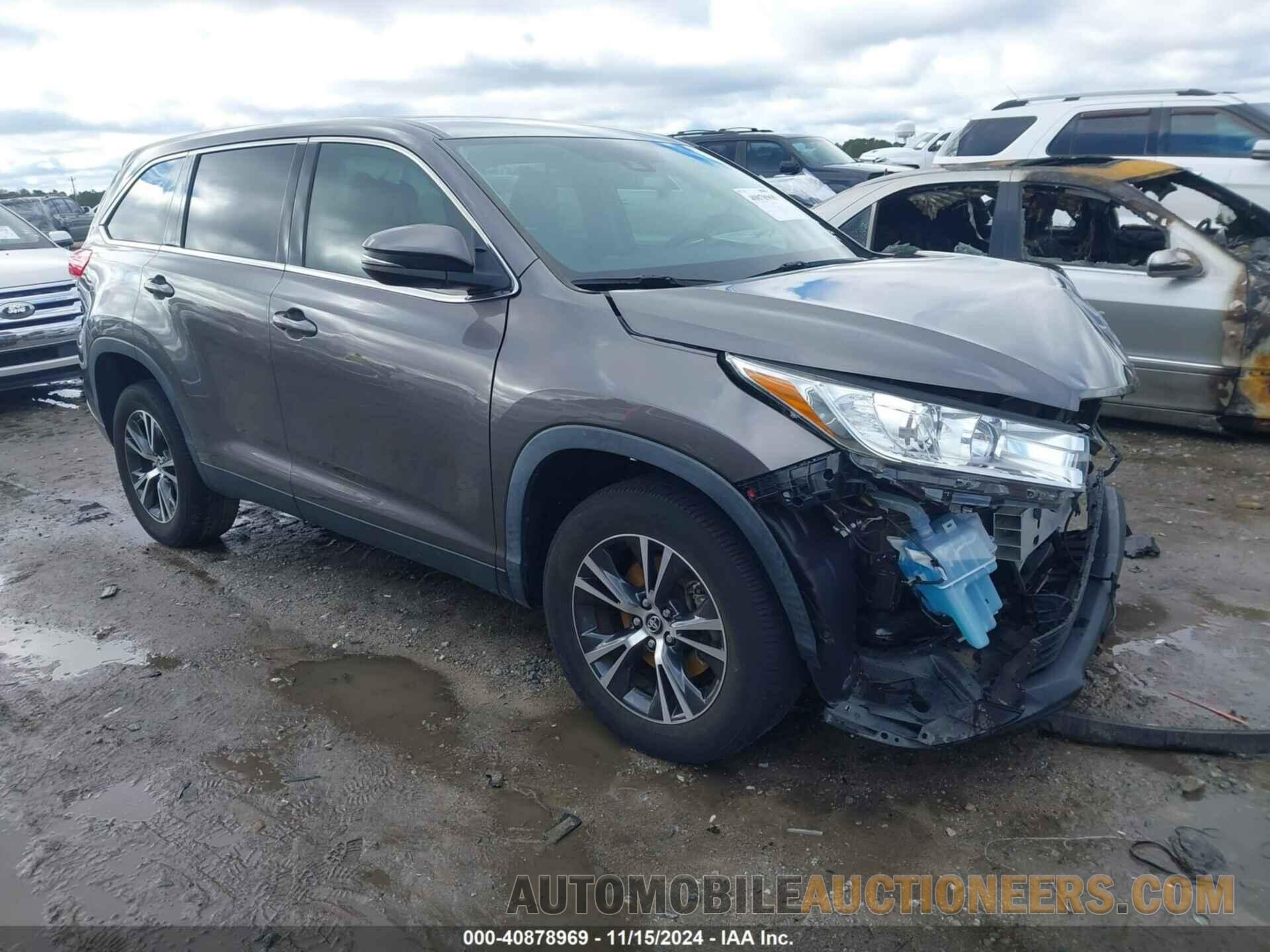 5TDZARFHXKS056100 TOYOTA HIGHLANDER 2019