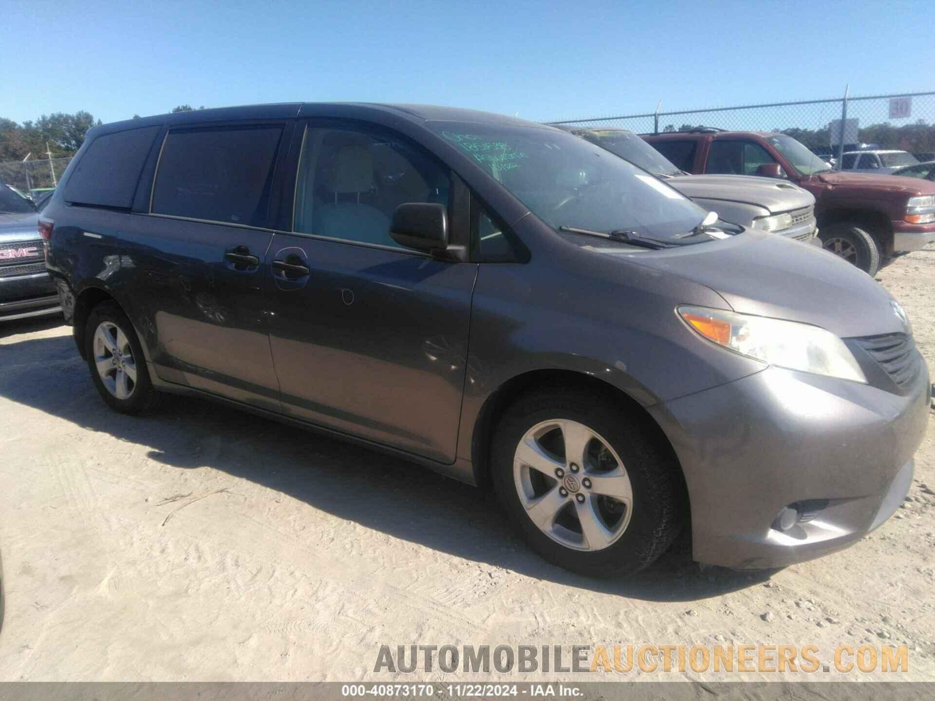 5TDZK3DC0FS583733 TOYOTA SIENNA 2015