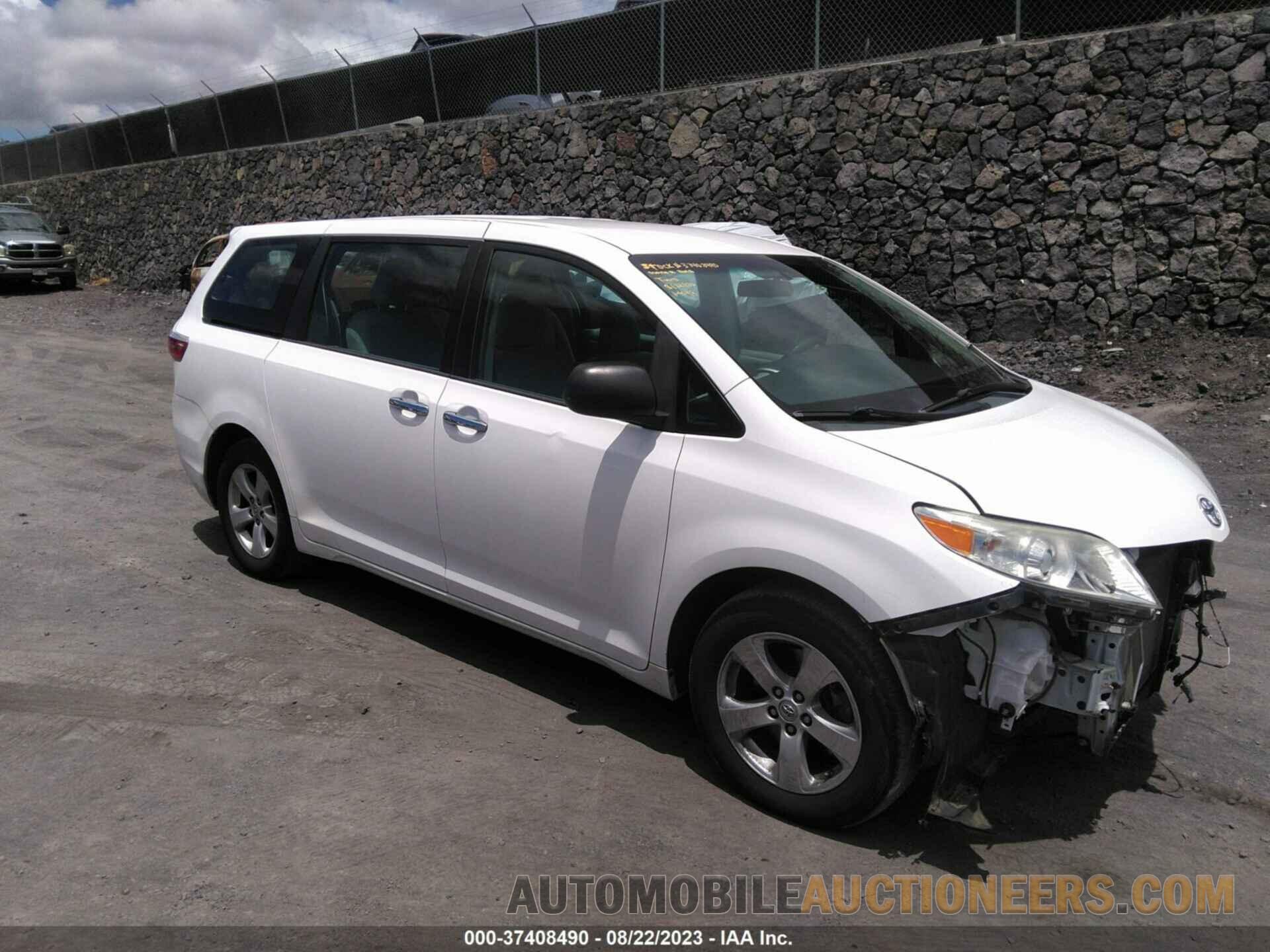 5TDZK3DC0FS631778 TOYOTA SIENNA 2015