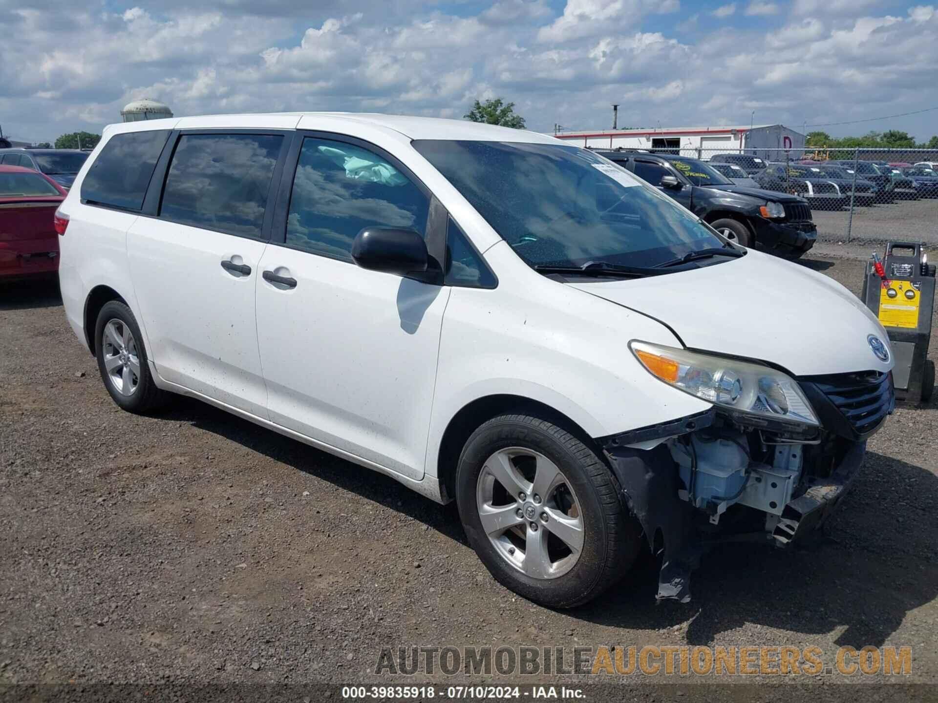 5TDZK3DC0GS733776 TOYOTA SIENNA 2016