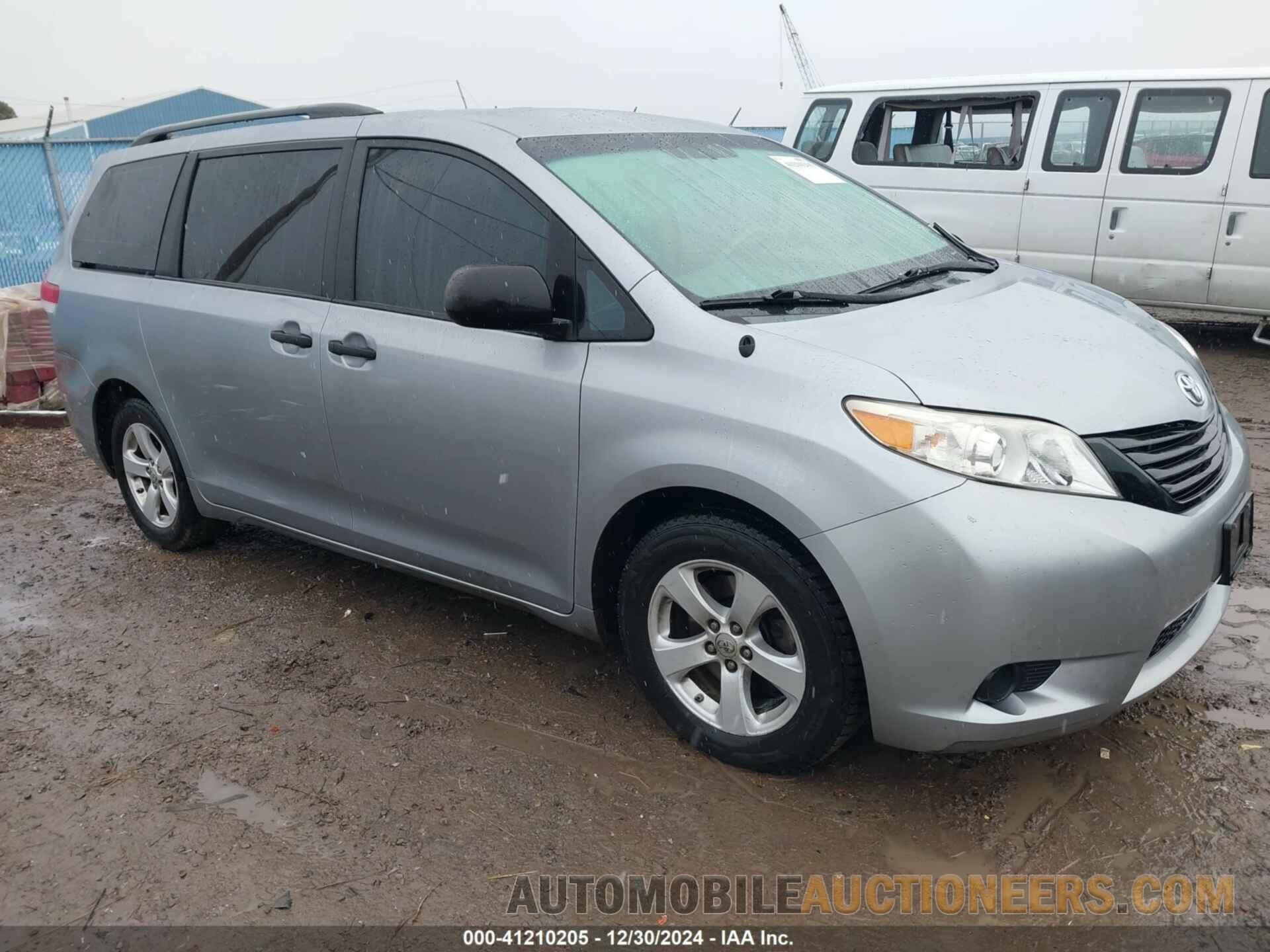 5TDZK3DC1BS169905 TOYOTA SIENNA 2011