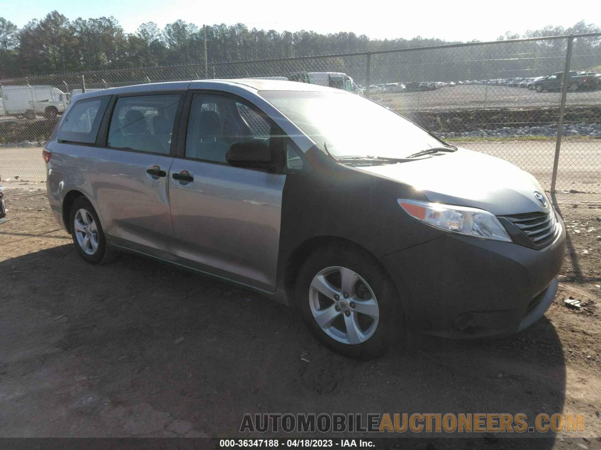 5TDZK3DC1FS582087 TOYOTA SIENNA 2015