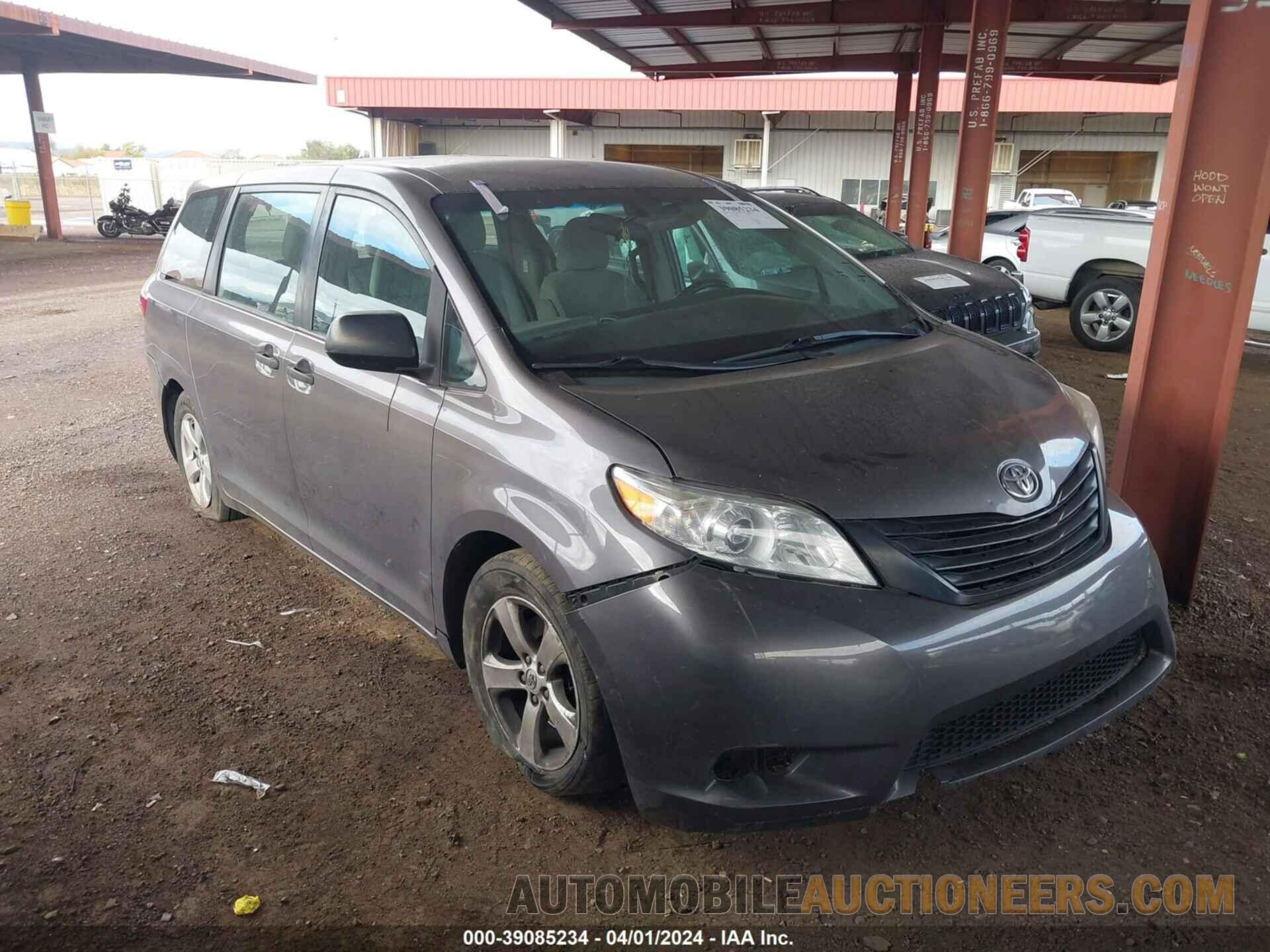 5TDZK3DC1FS659301 TOYOTA SIENNA 2015