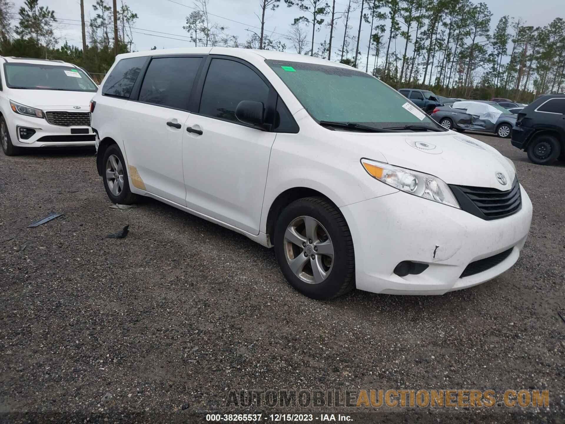 5TDZK3DC1GS749937 TOYOTA SIENNA 2016