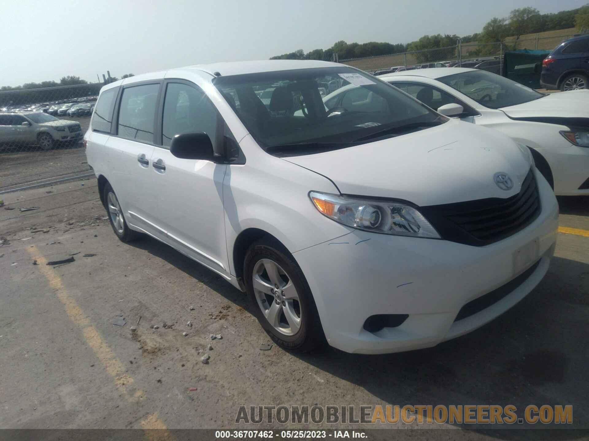 5TDZK3DC1GS756936 TOYOTA SIENNA 2016