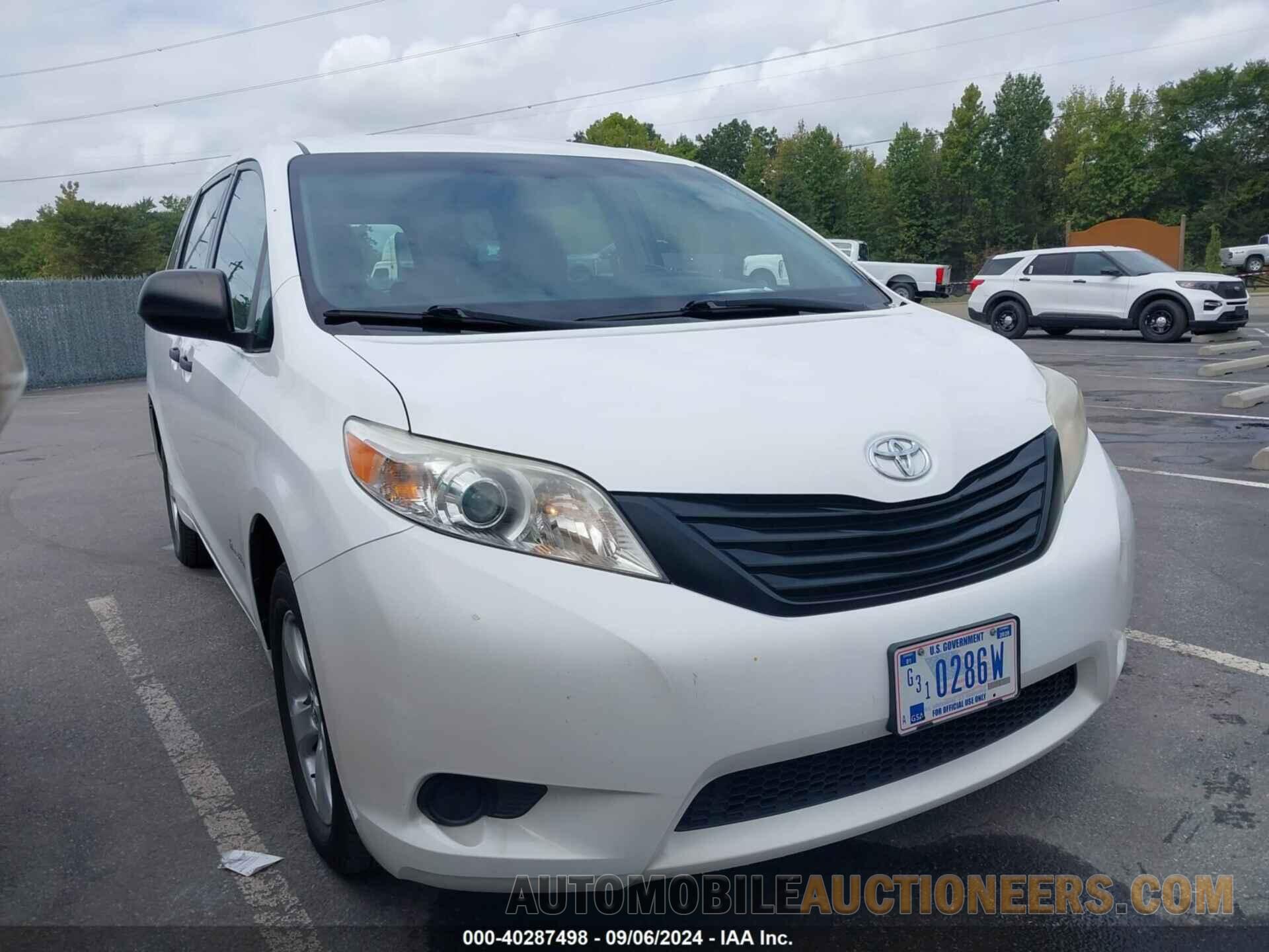 5TDZK3DC1GS758119 TOYOTA SIENNA 2016