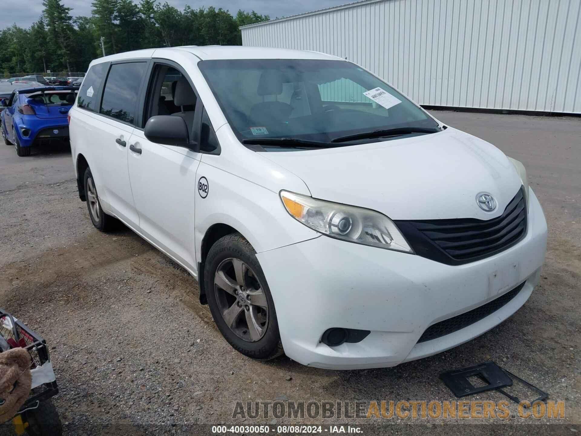 5TDZK3DC2FS545937 TOYOTA SIENNA 2015