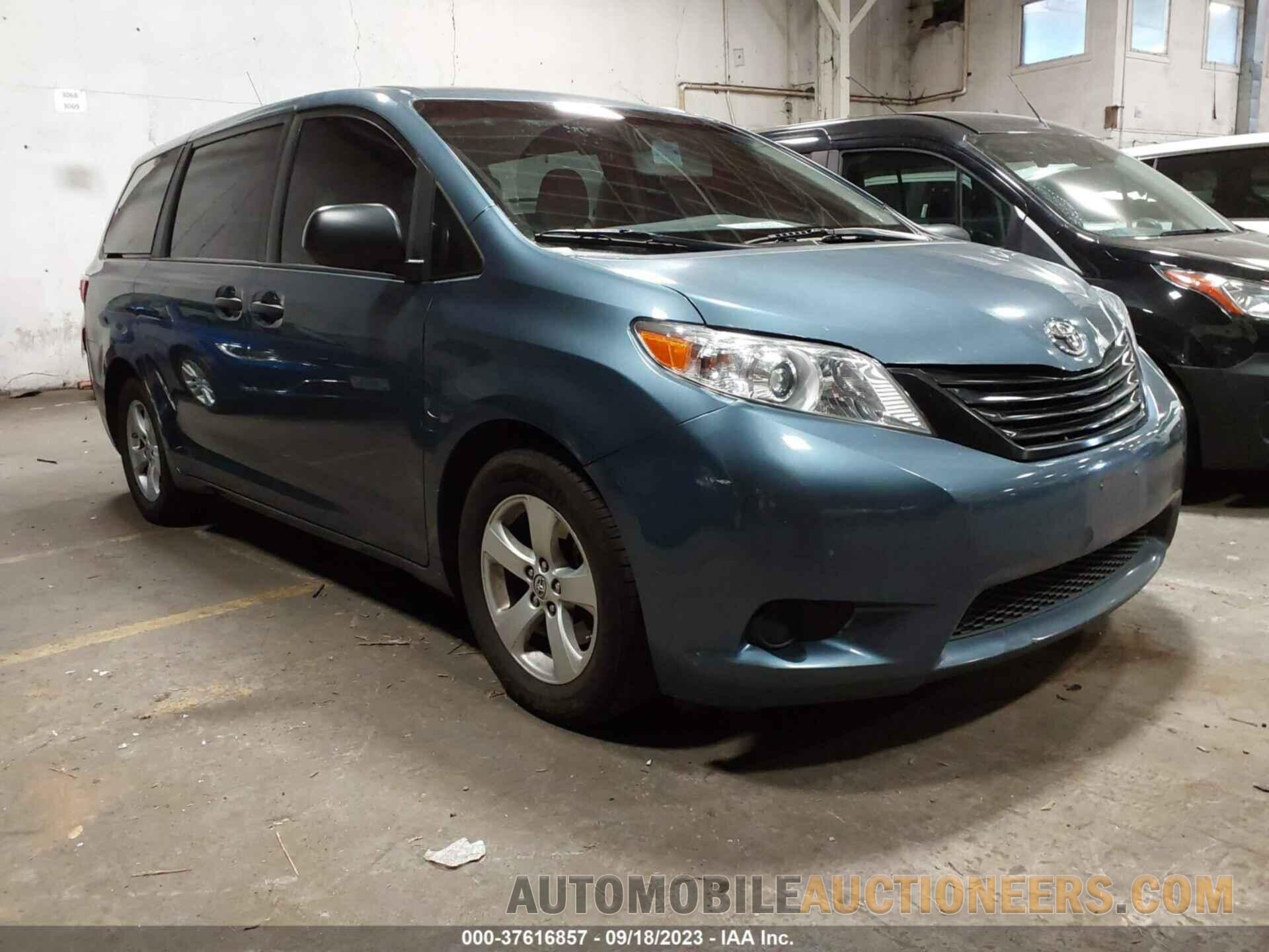 5TDZK3DC3FS541525 TOYOTA SIENNA 2015