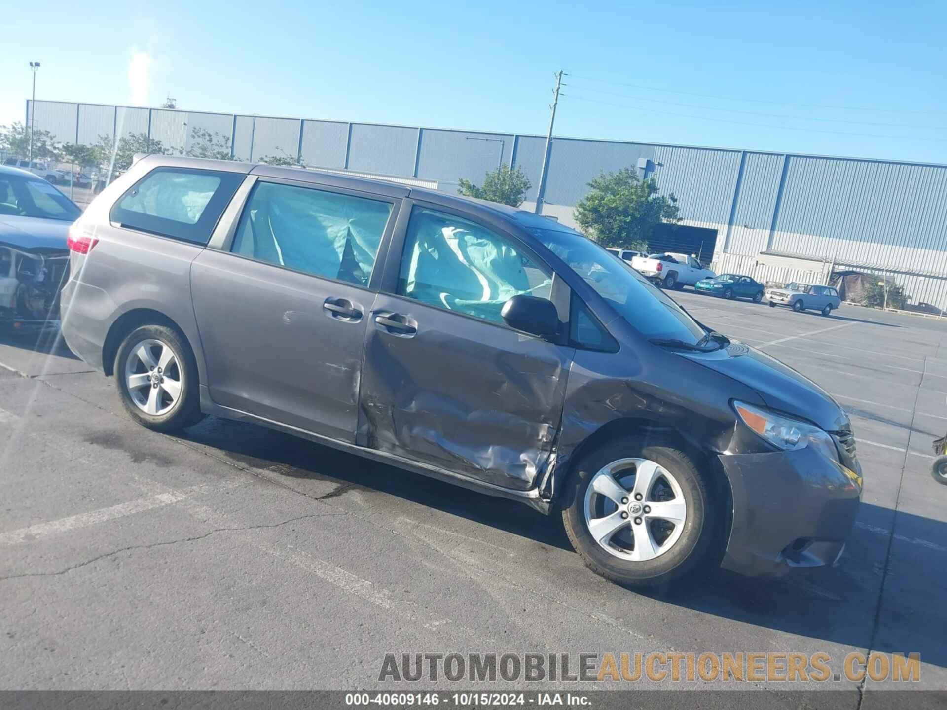 5TDZK3DC3FS555988 TOYOTA SIENNA 2015