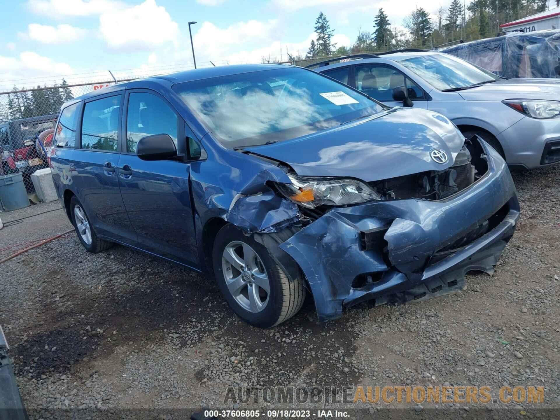 5TDZK3DC3FS573990 TOYOTA SIENNA 2015