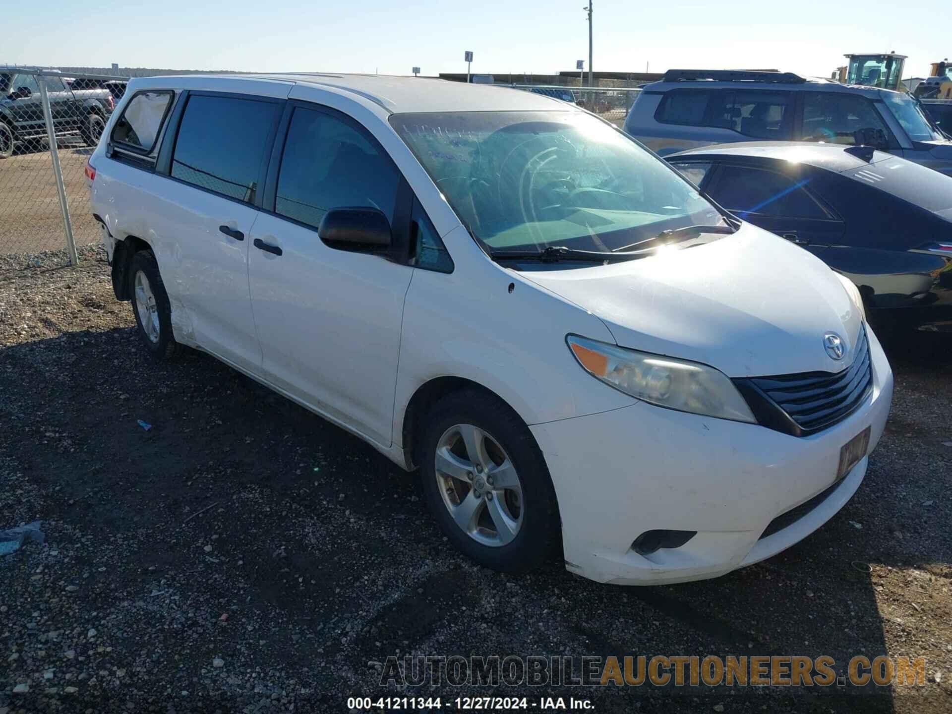 5TDZK3DC4ES467966 TOYOTA SIENNA 2014