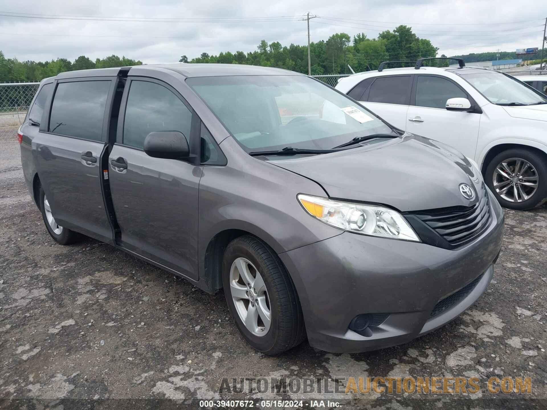 5TDZK3DC4FS657963 TOYOTA SIENNA 2015