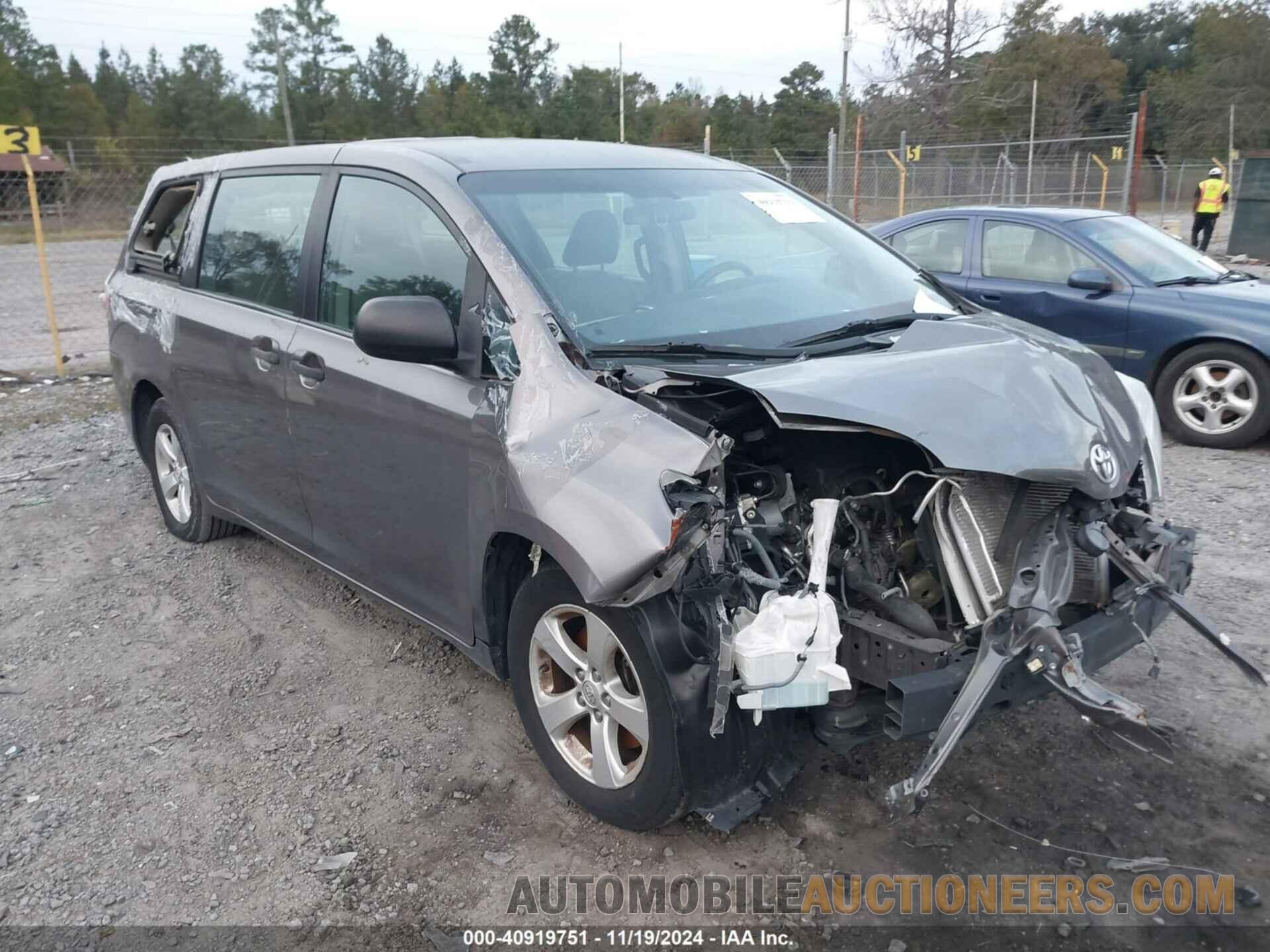 5TDZK3DC4GS728418 TOYOTA SIENNA 2016