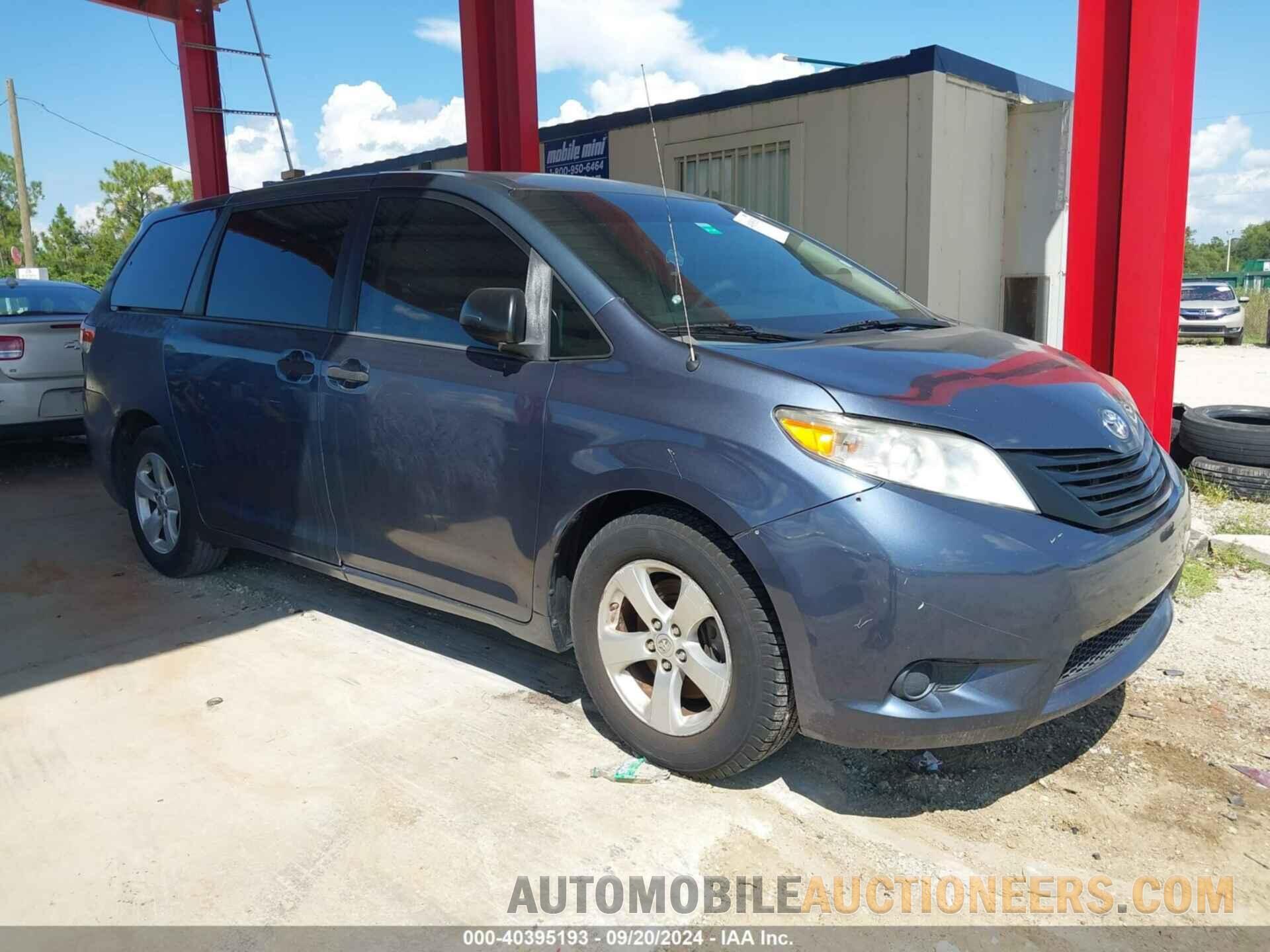 5TDZK3DC5ES526264 TOYOTA SIENNA 2014