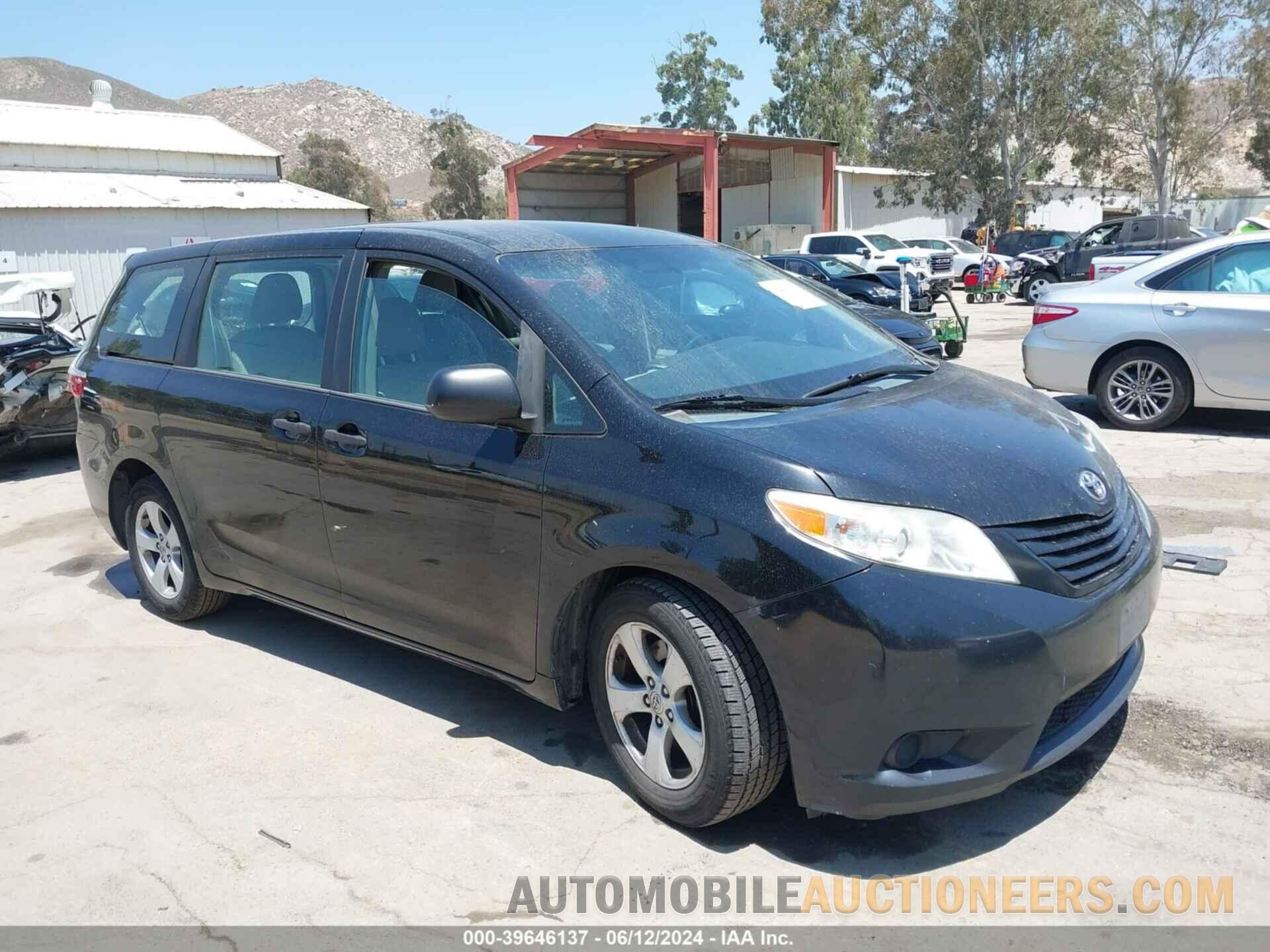 5TDZK3DC5FS545673 TOYOTA SIENNA 2015