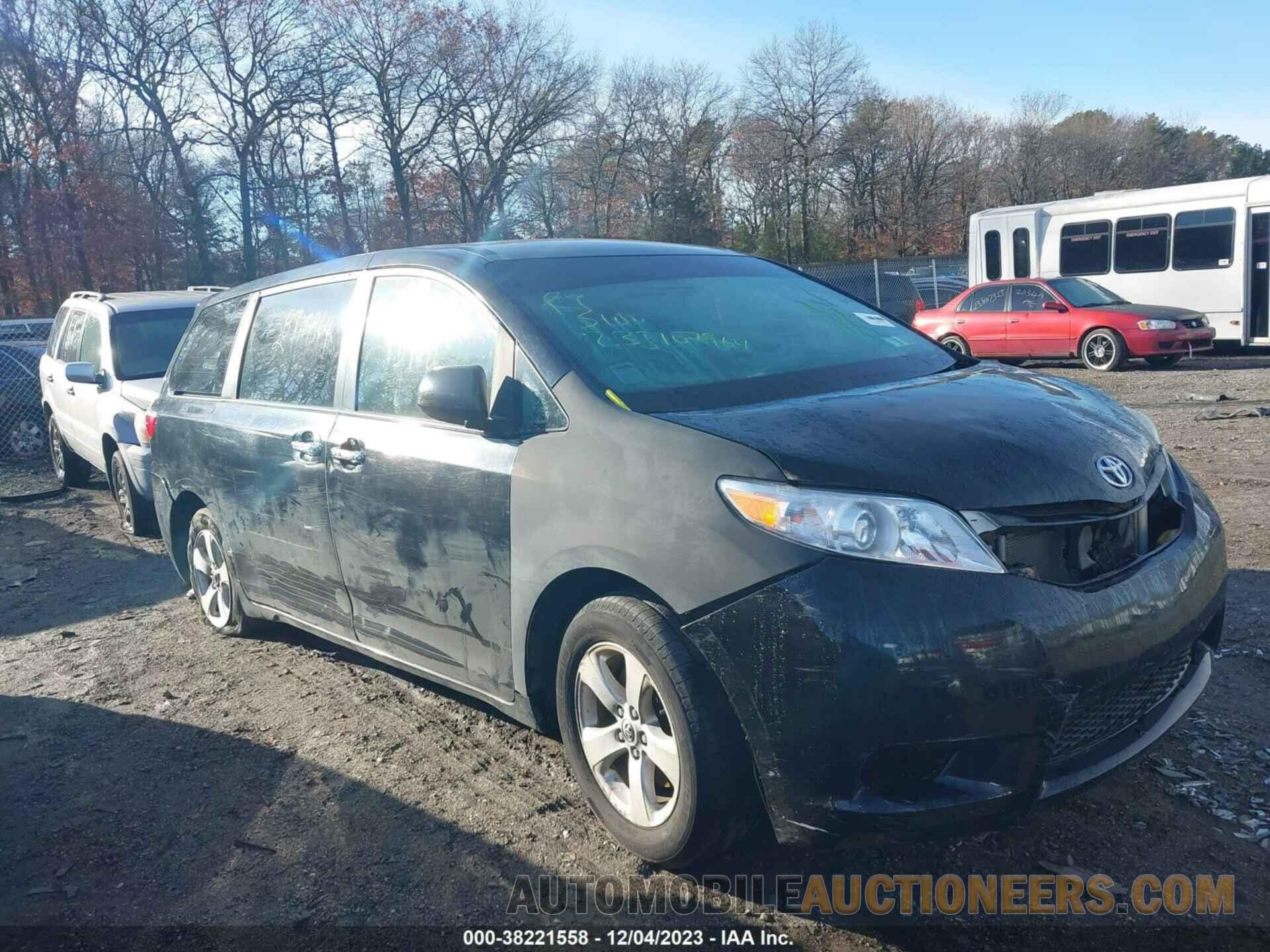 5TDZK3DC5FS596624 TOYOTA SIENNA 2015