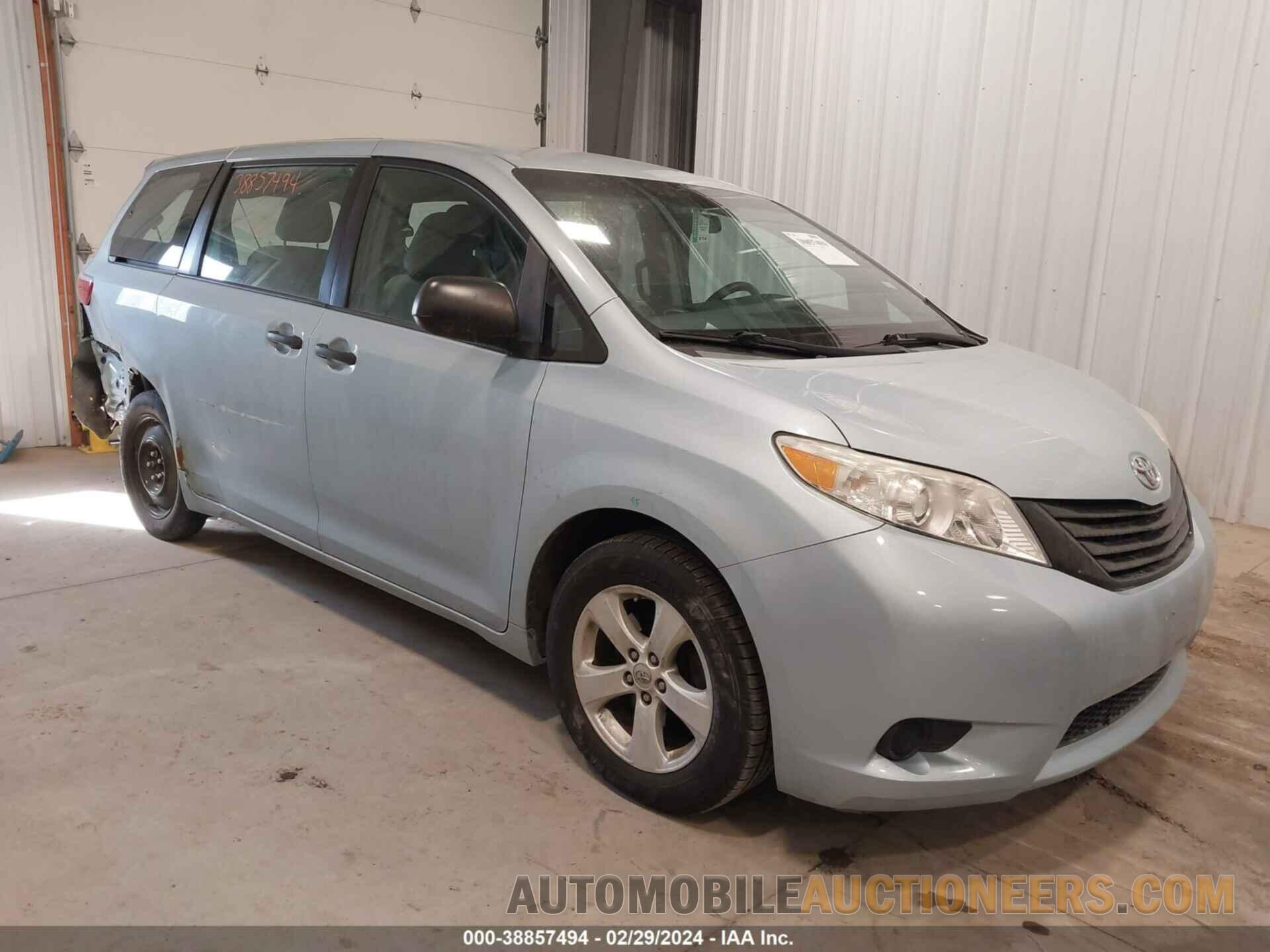 5TDZK3DC5FS630173 TOYOTA SIENNA 2015