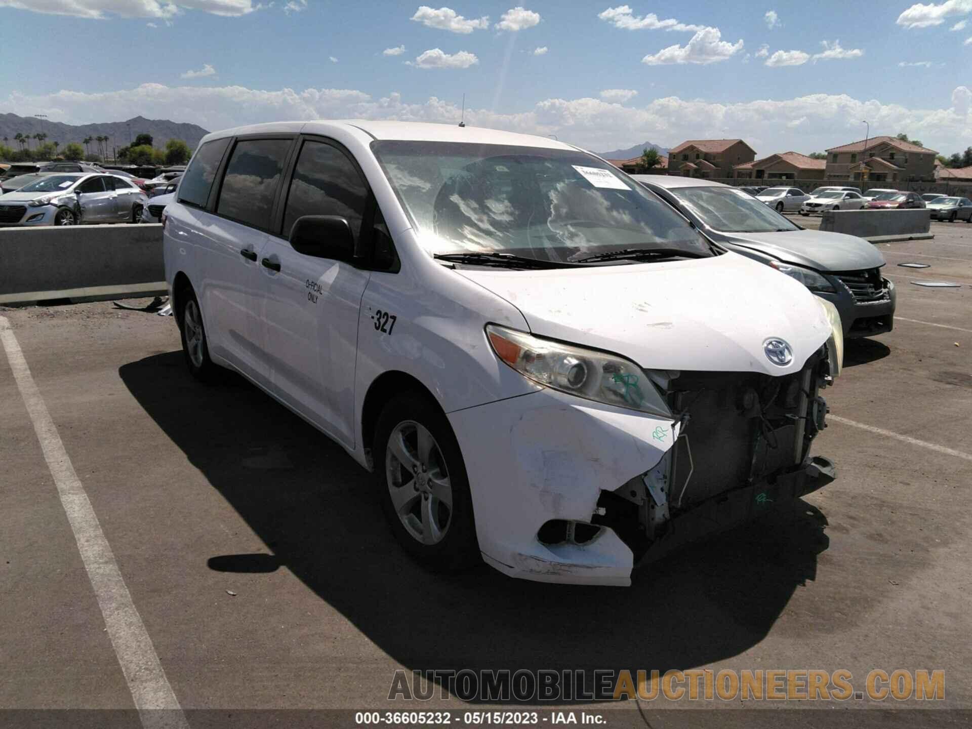 5TDZK3DC5FS649077 TOYOTA SIENNA 2015