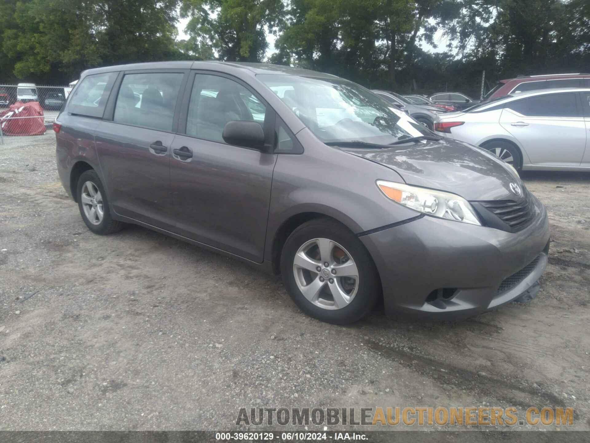 5TDZK3DC5GS754526 TOYOTA SIENNA 2016