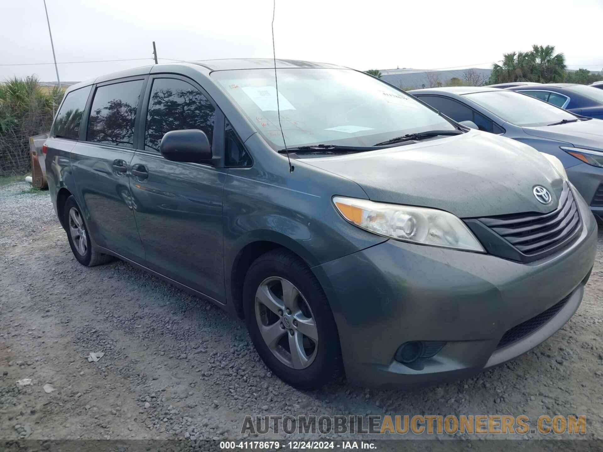 5TDZK3DC6ES421278 TOYOTA SIENNA 2014