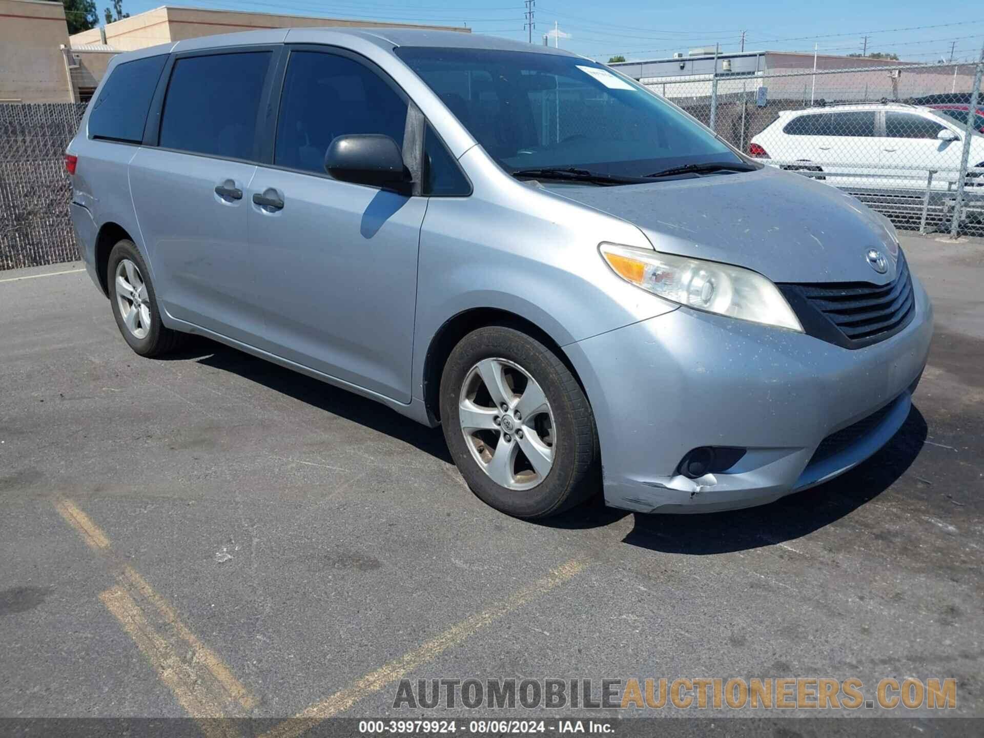 5TDZK3DC6FS546556 TOYOTA SIENNA 2015