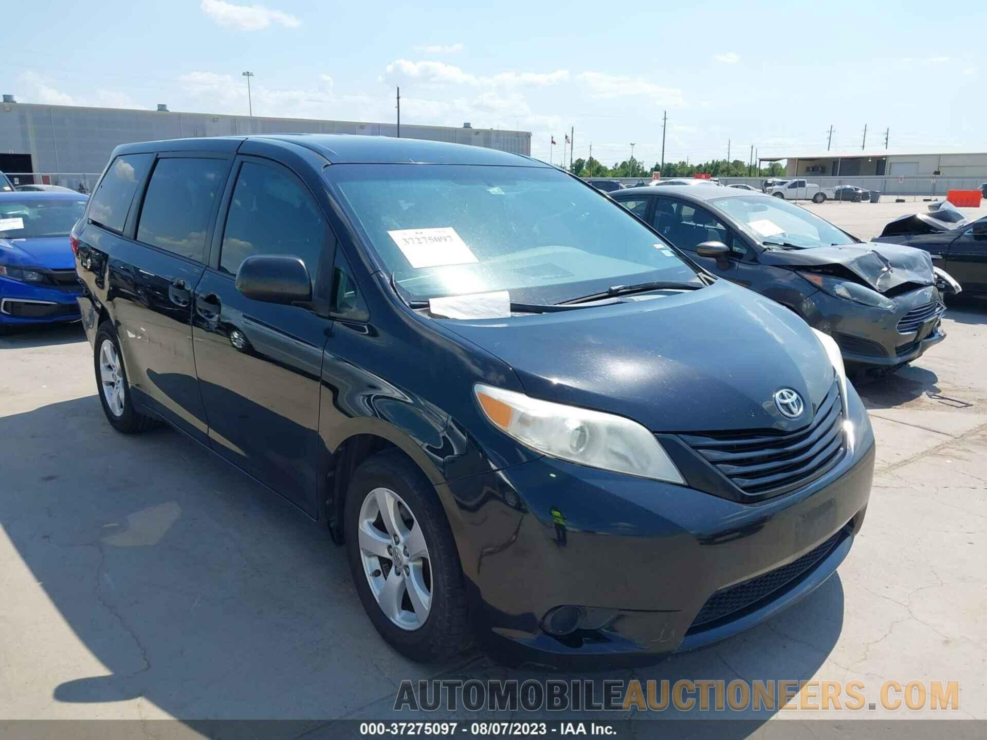 5TDZK3DC6FS550641 TOYOTA SIENNA 2015